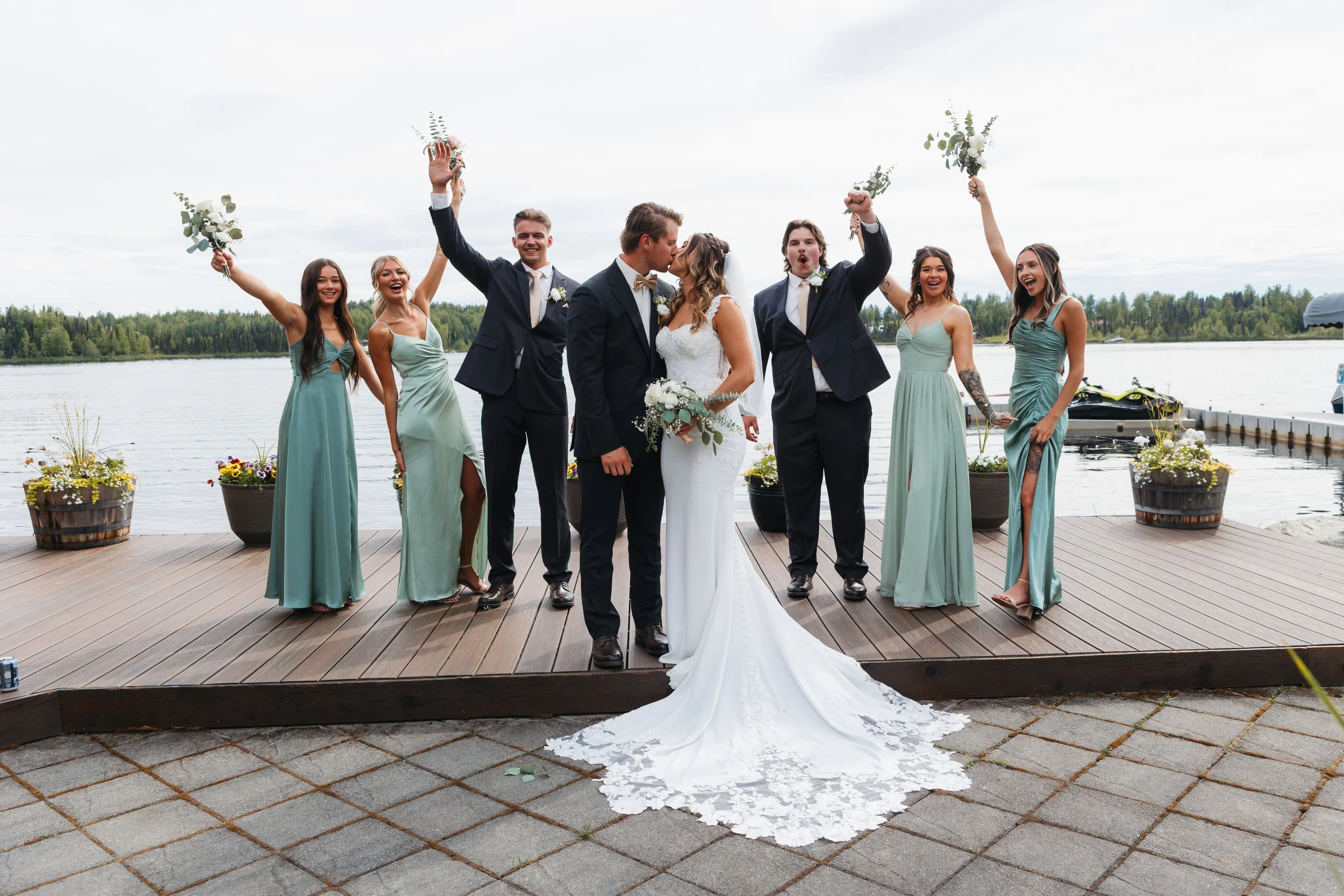 Seasonal Alaska wedding design inspiration by Forget Me Knot Wedding & Event Co.