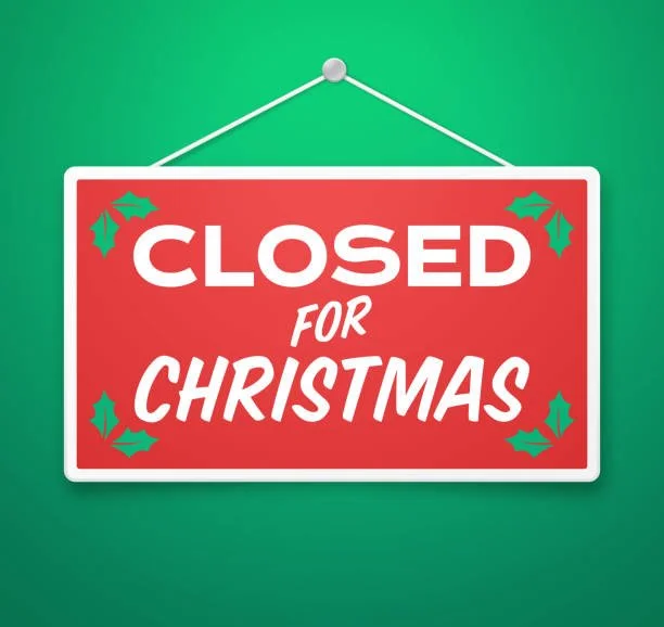 Closed for Christmas