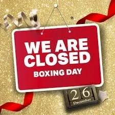 Closed for Boxingday