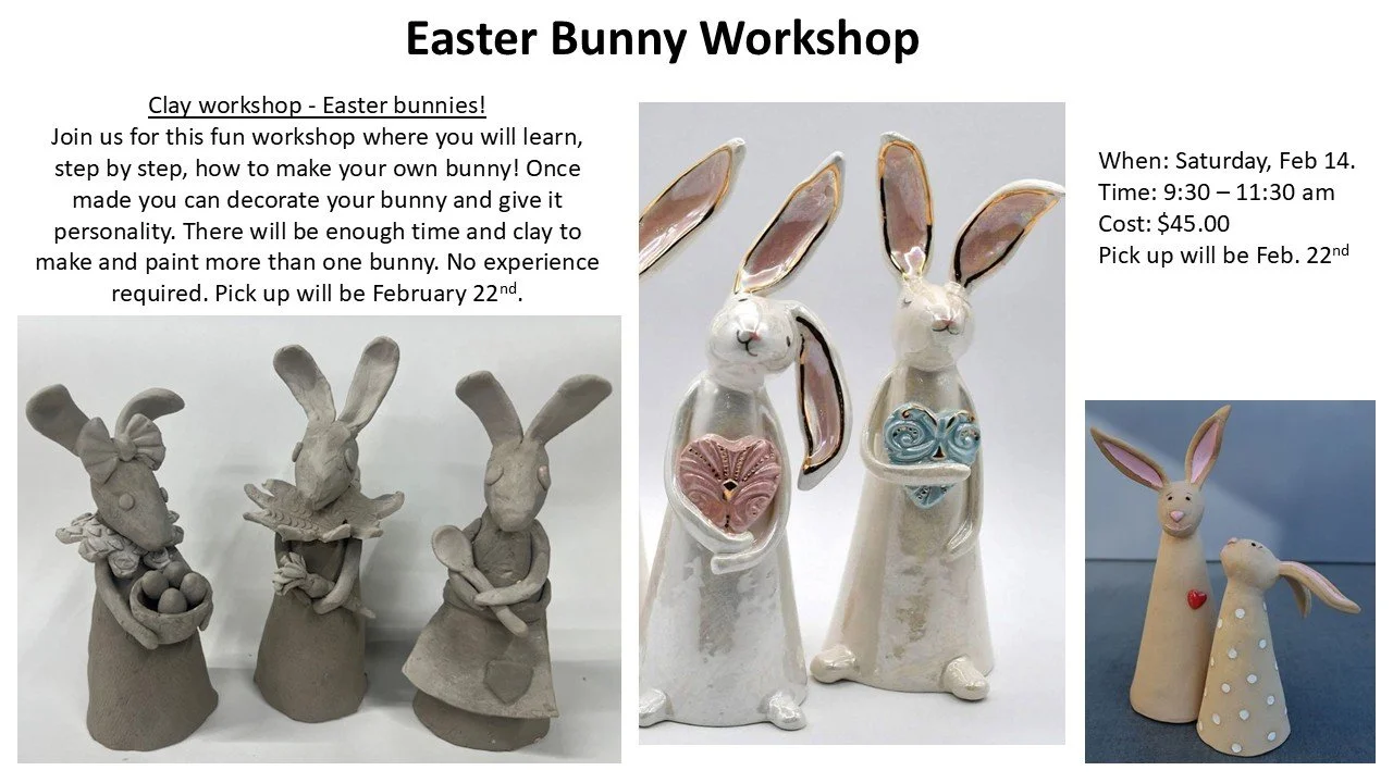 Clay Workshop - Easter bunnies!