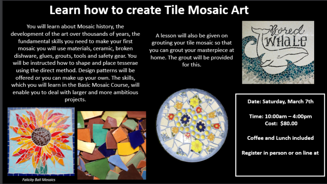 Tile Mosaic Art Class
