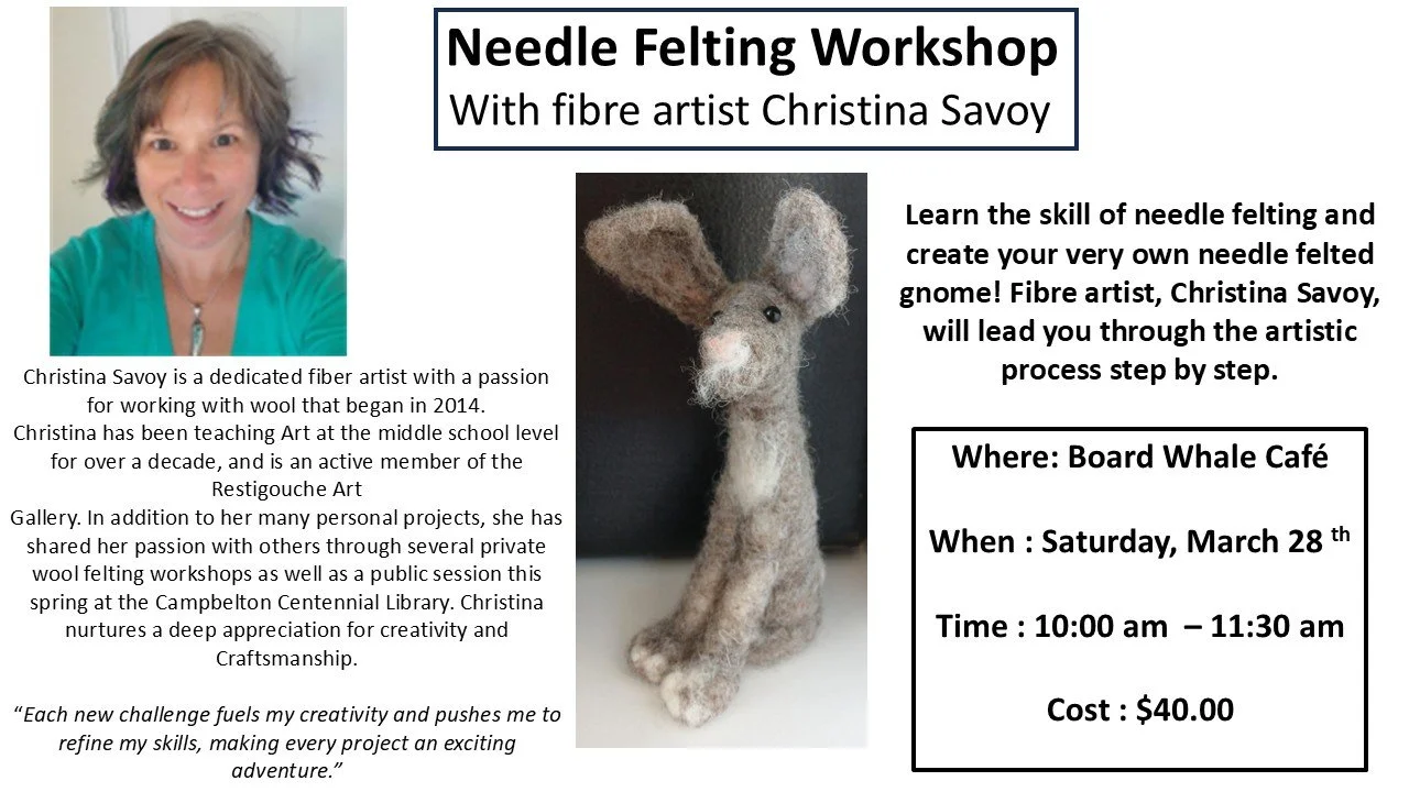 Needle Felting Workshop