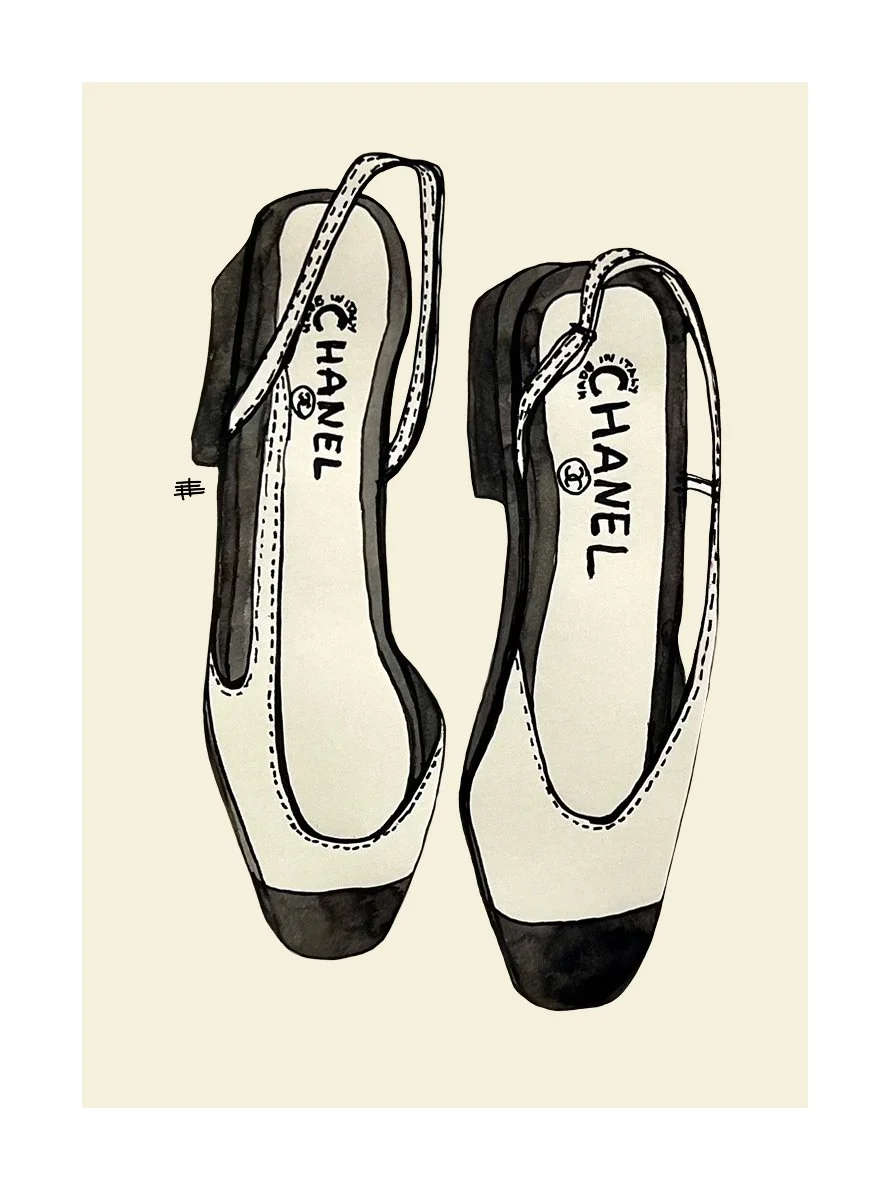 Chanel, 2025
Paper, ink 
14 × 21 cm