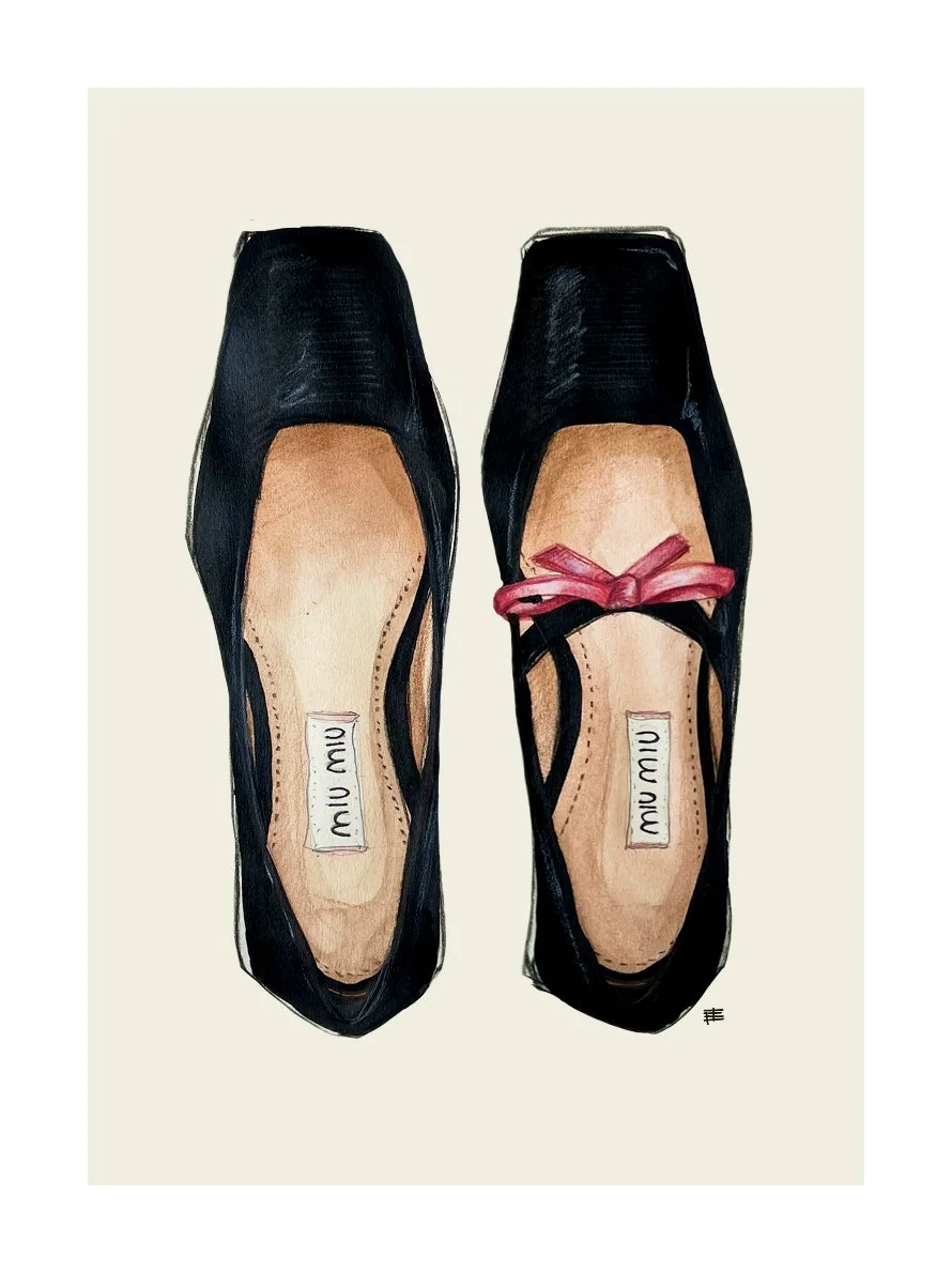 MIU MIU, 2024
Paper, ink, colored pencils
21 × 30 cm