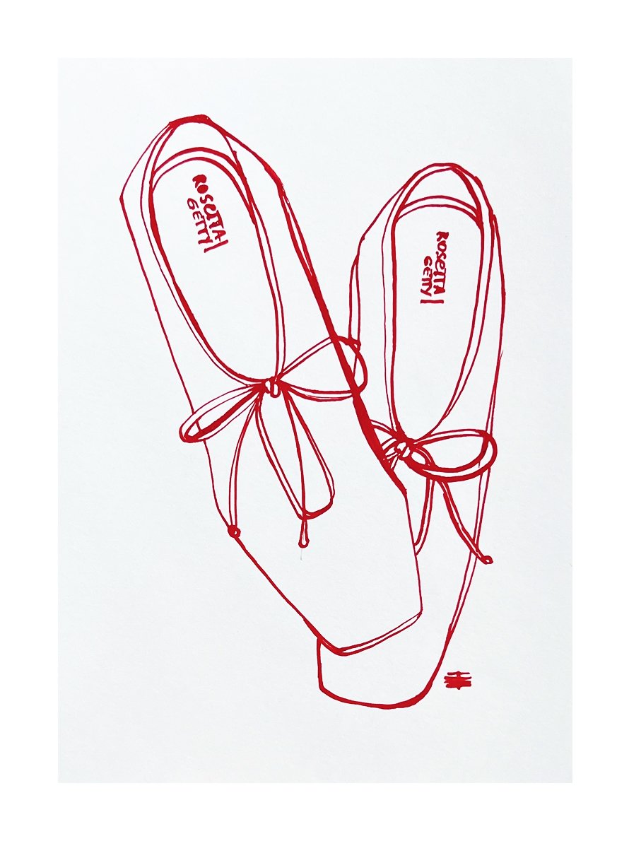 Rosetta Getty, 2024
Paper, ink 
14 × 21 cm