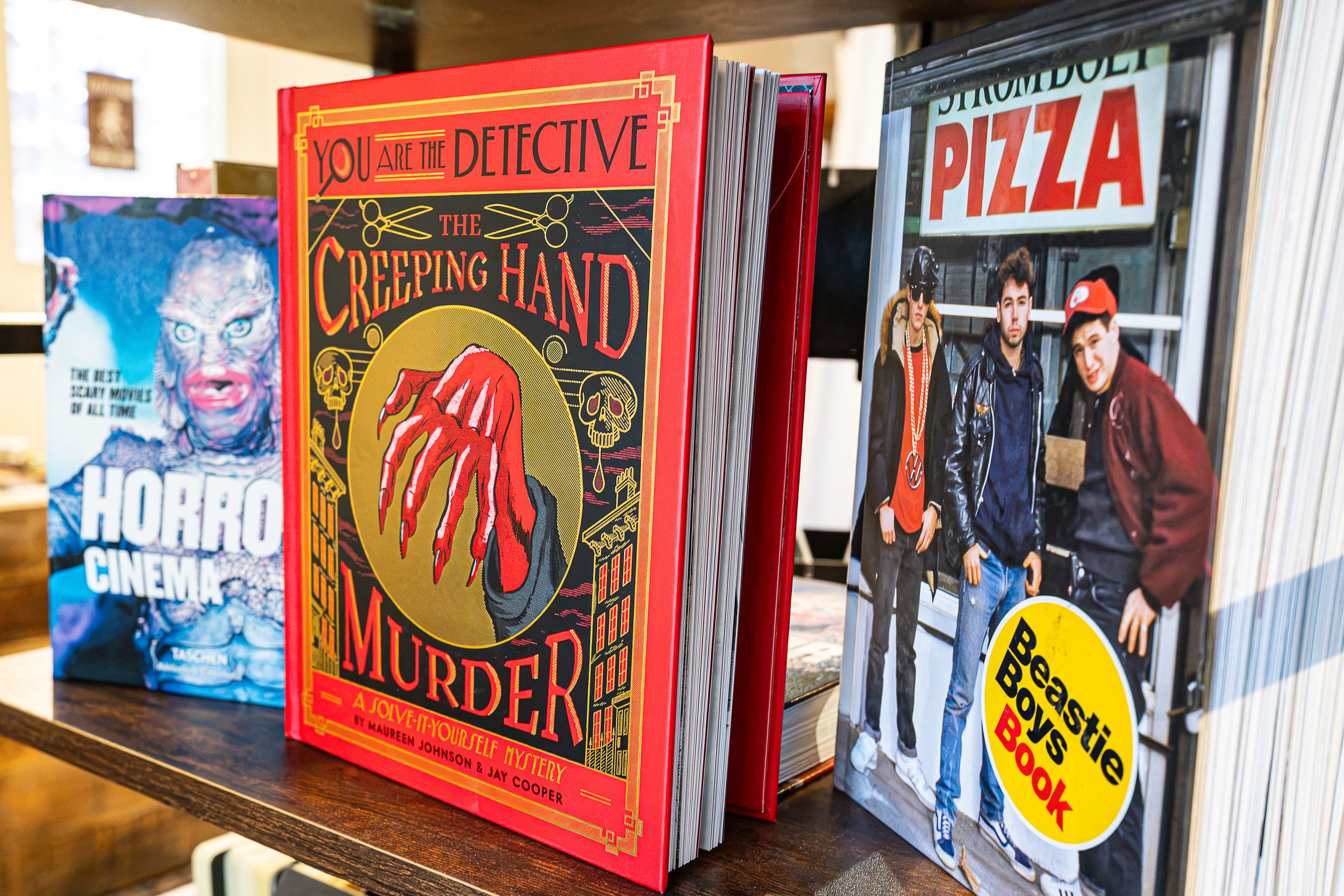 Hey, you dig true crime. Weirdo. The Creeping Hand Murder is sorta like if Edgar Allen Poe wrote for MAD Magazine.