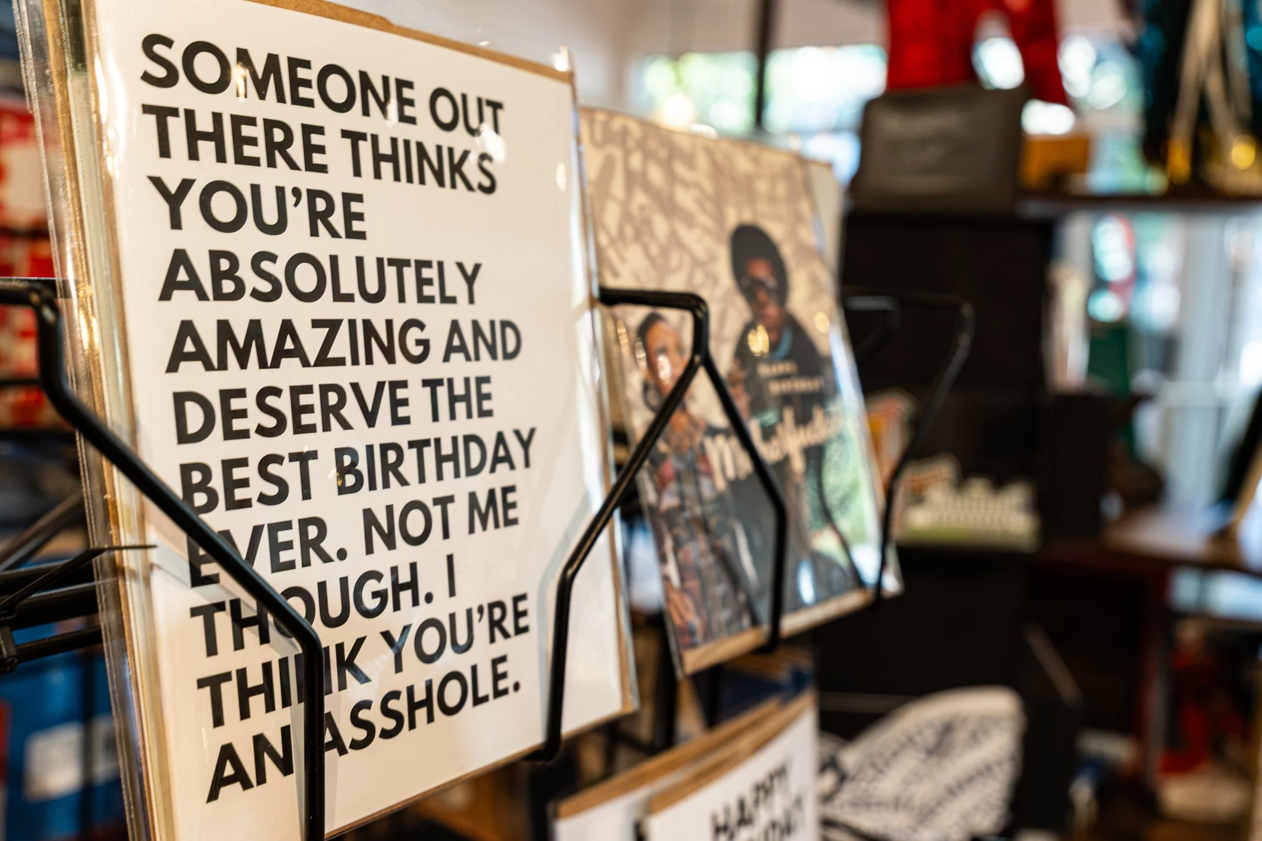We have cards that express how you truly feel. And turns out, you're kind of a potty mouth. 