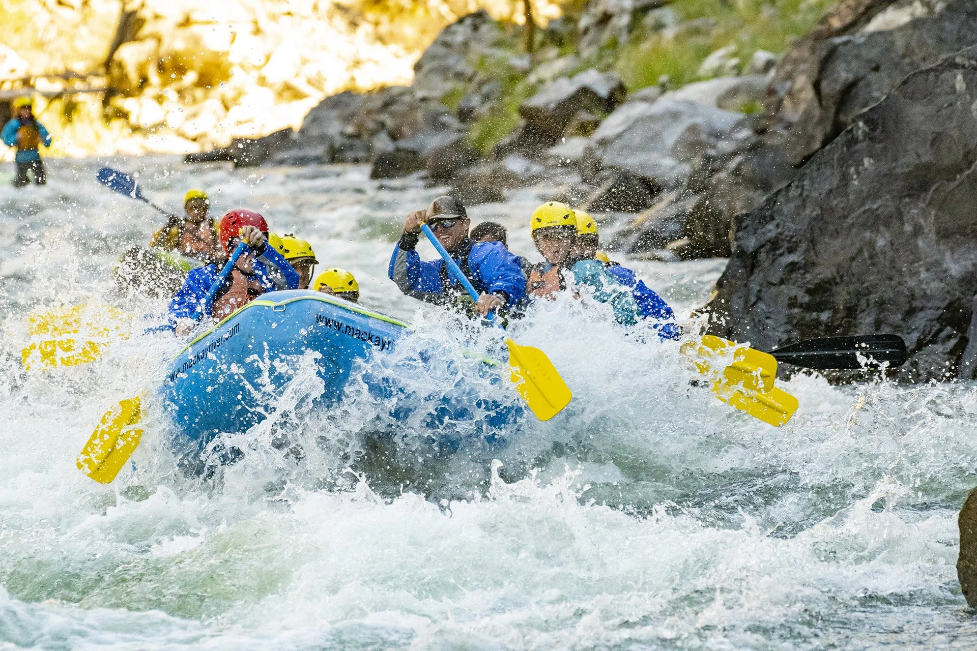 Whitewater rafting on Idaho's Main Salmon River.