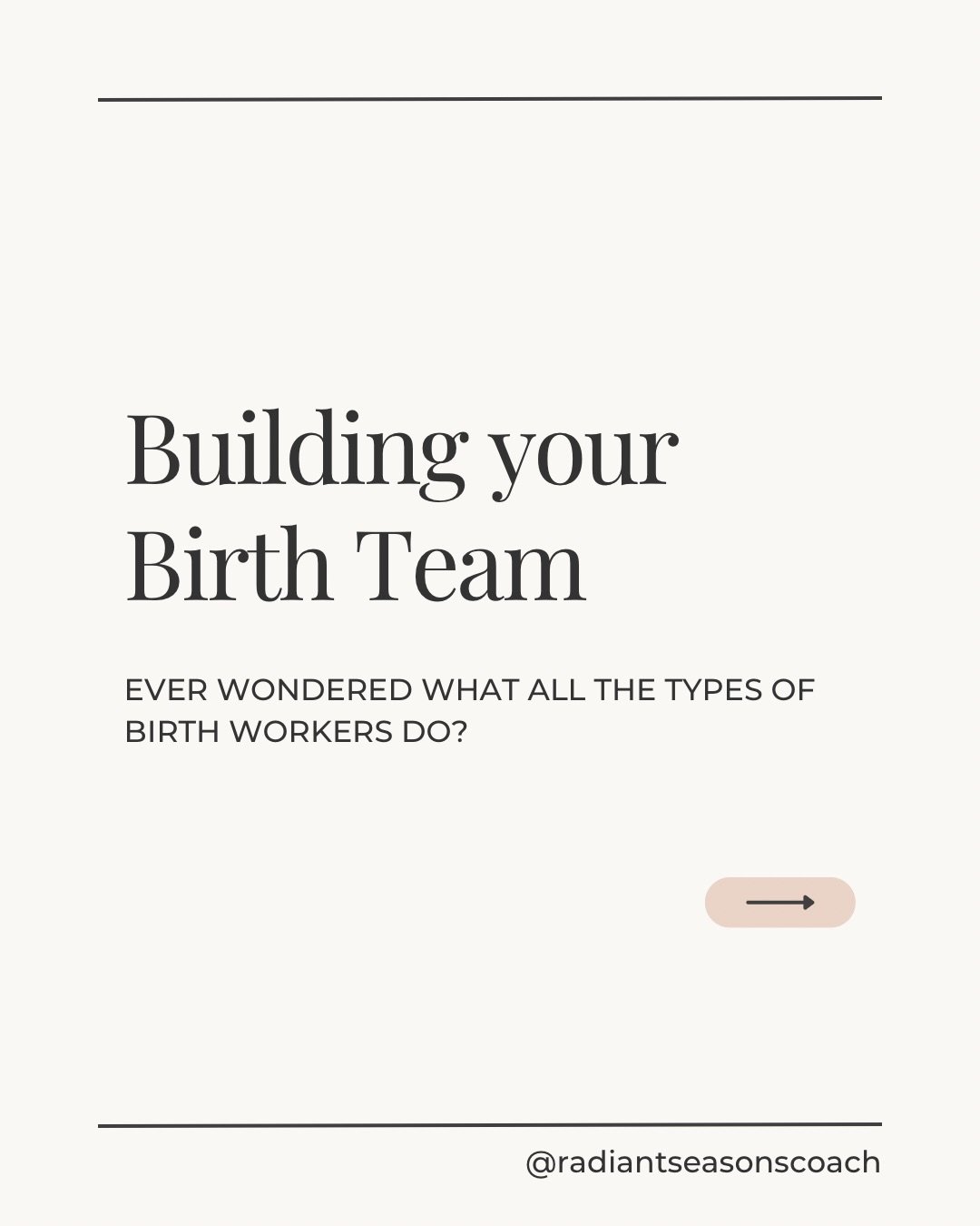 Curious how a Perinatal Wellness Coach fits into your birth support team? ✨

At Radiant Seasons, I focus on the emotional, mental, and nervous system prep that helps you feel grounded, informed, and confident as you approach birth&mdash;before labor 