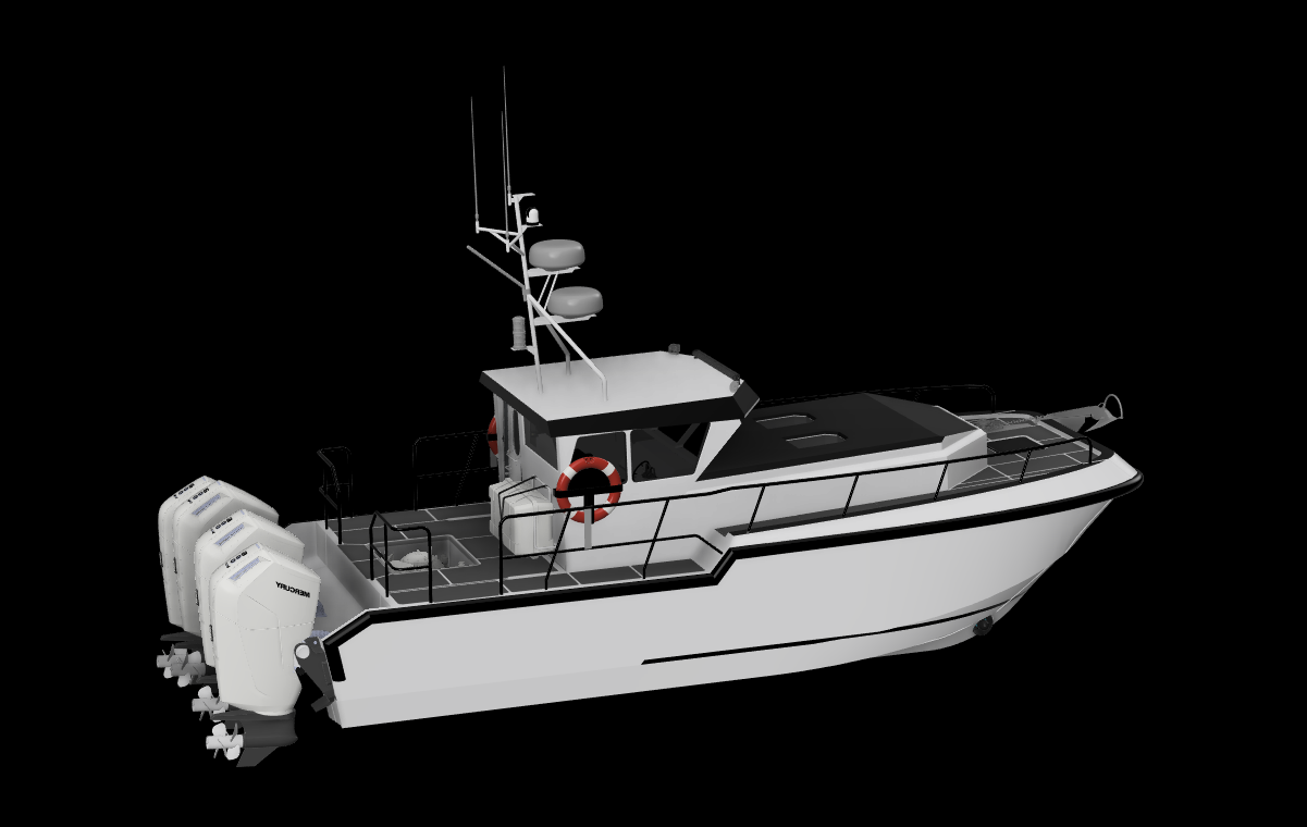 35ft quad Catamaran