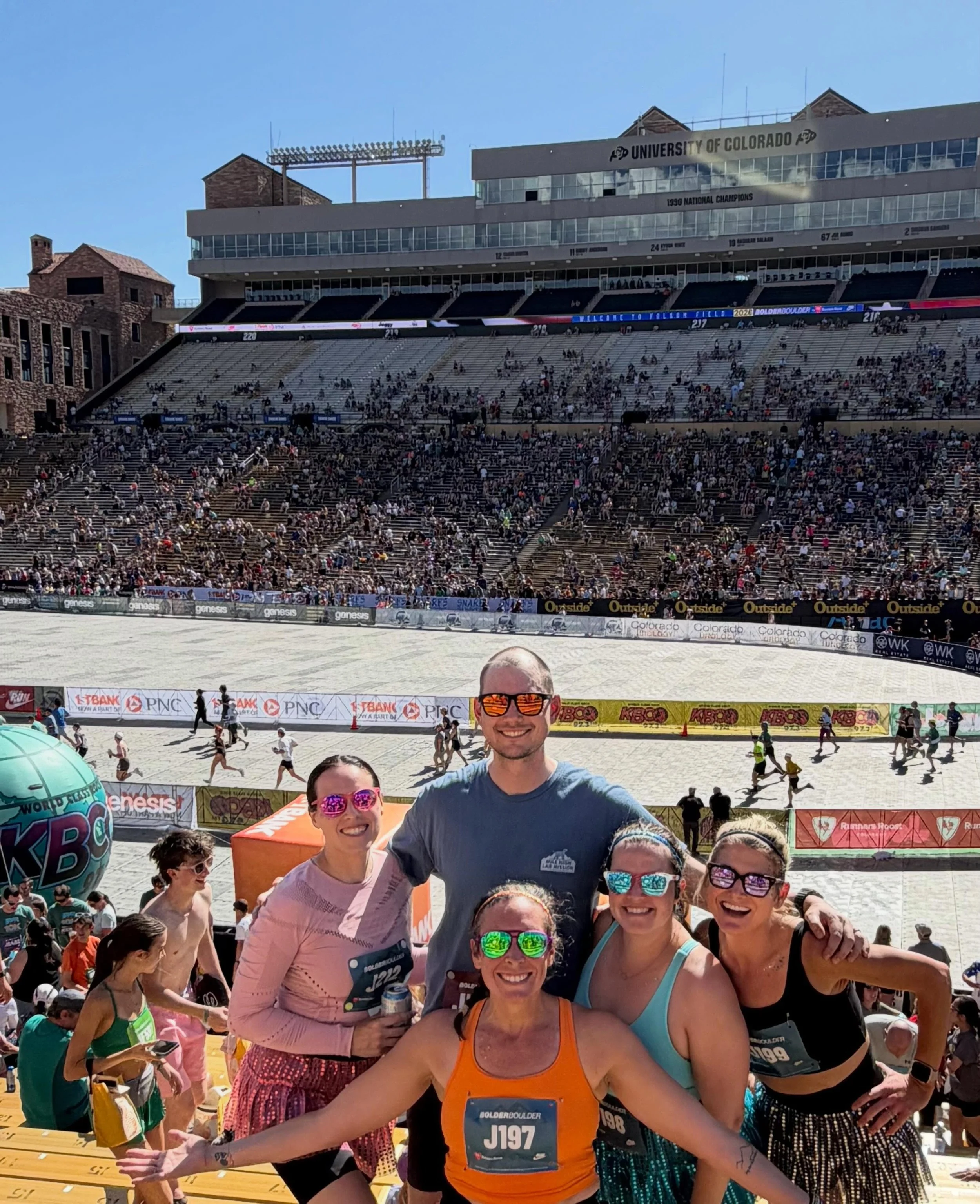 Four of my clients crossed the finish line at the BolderBoulder today and it was pretty special. A couple first timers, a lot of hard work, consistency, and trusting the process.

Grateful they trusted me to be part of their journey and so proud of e