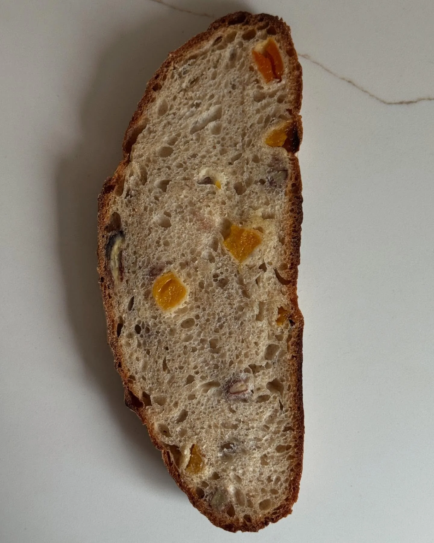 Dried apricot pecan loaf