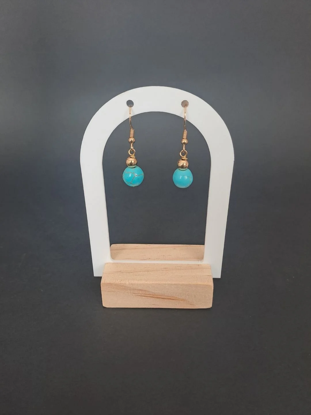 Boucles d'oreilles "Océane" - Turquénite