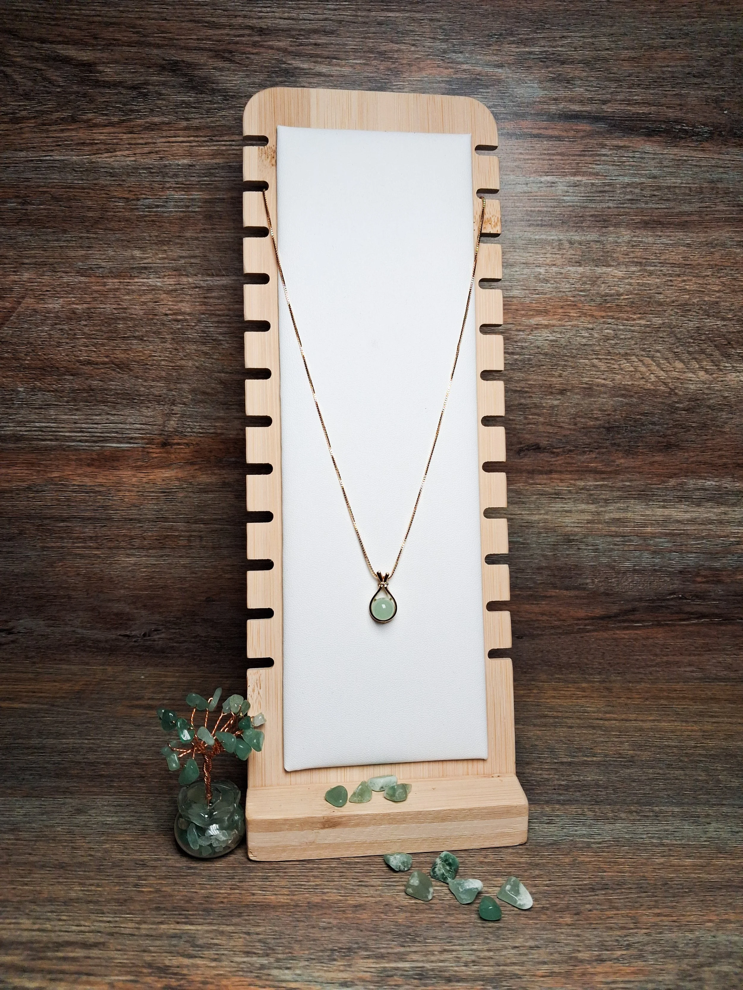 Collier "Béatrice" - Boule Aventurine