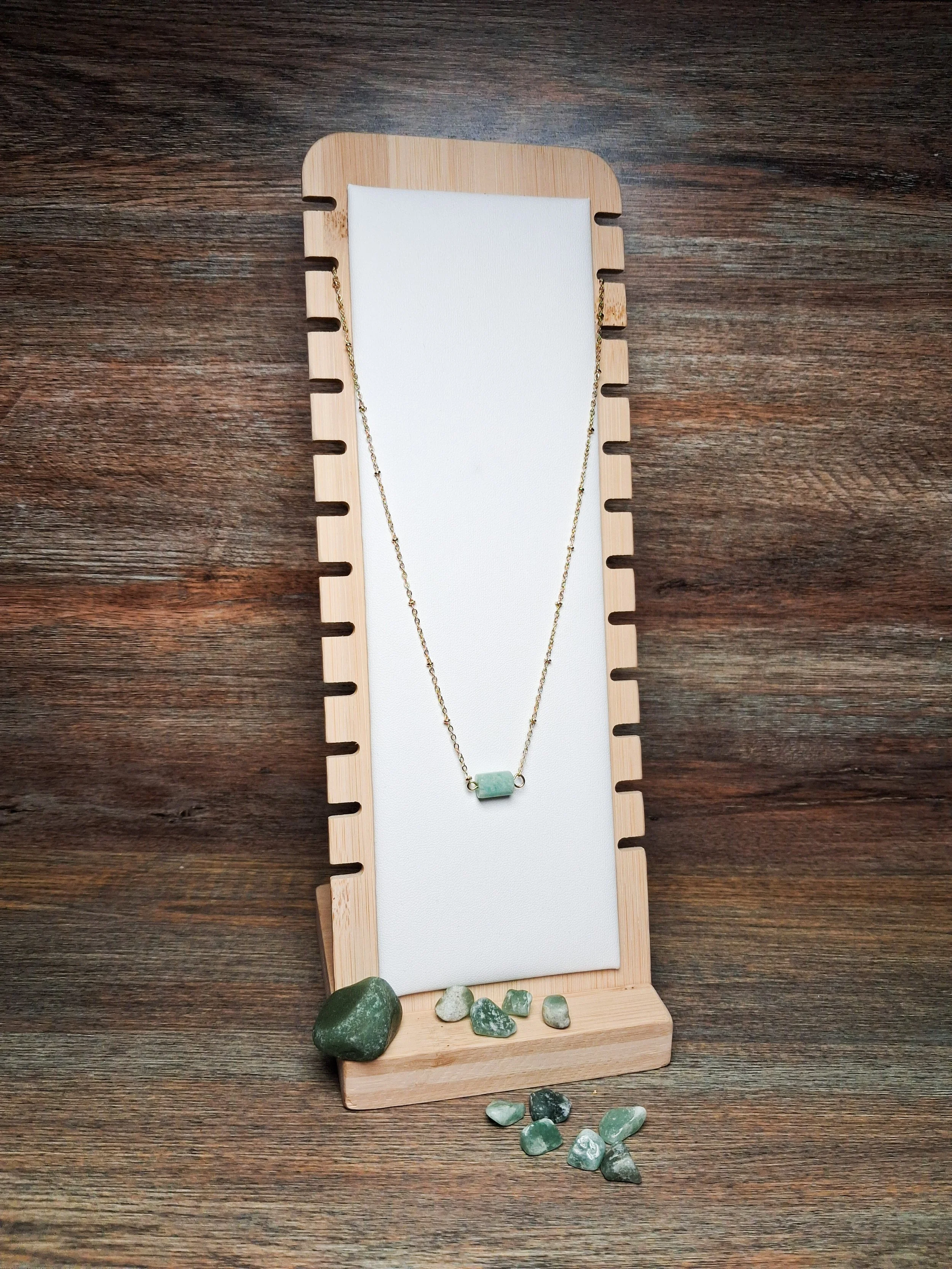Collier "Aqualune" - Amazonite