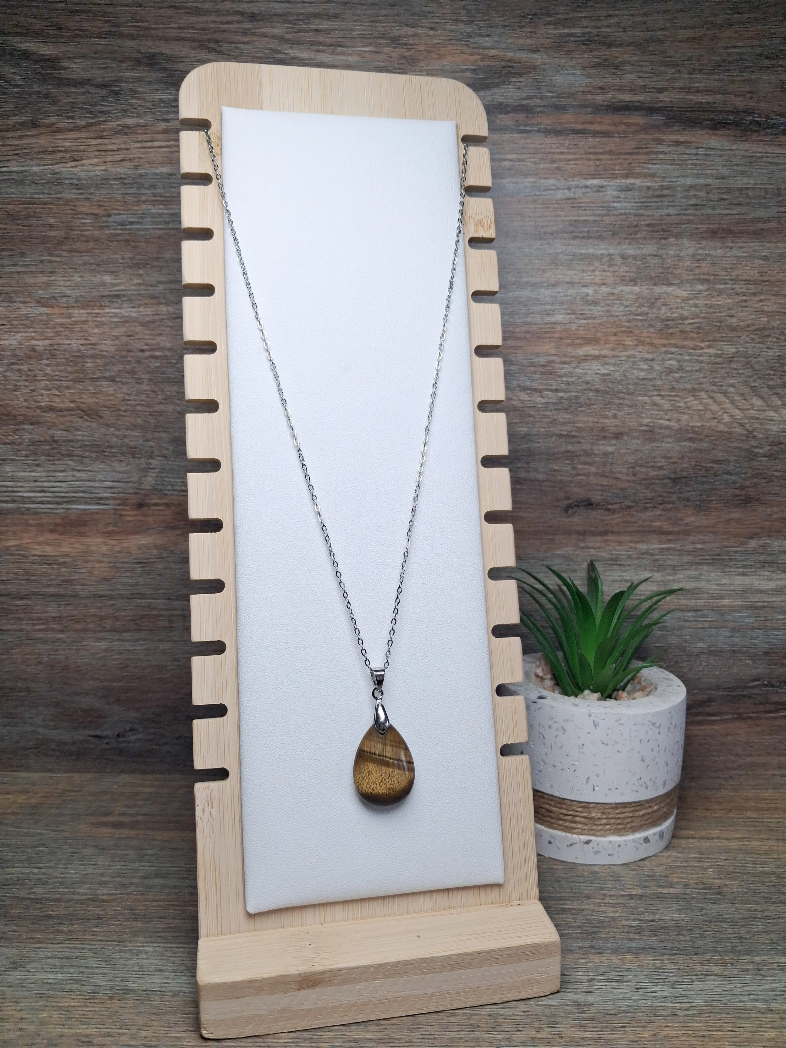 Collier "Orenda" - Oeil de tigre