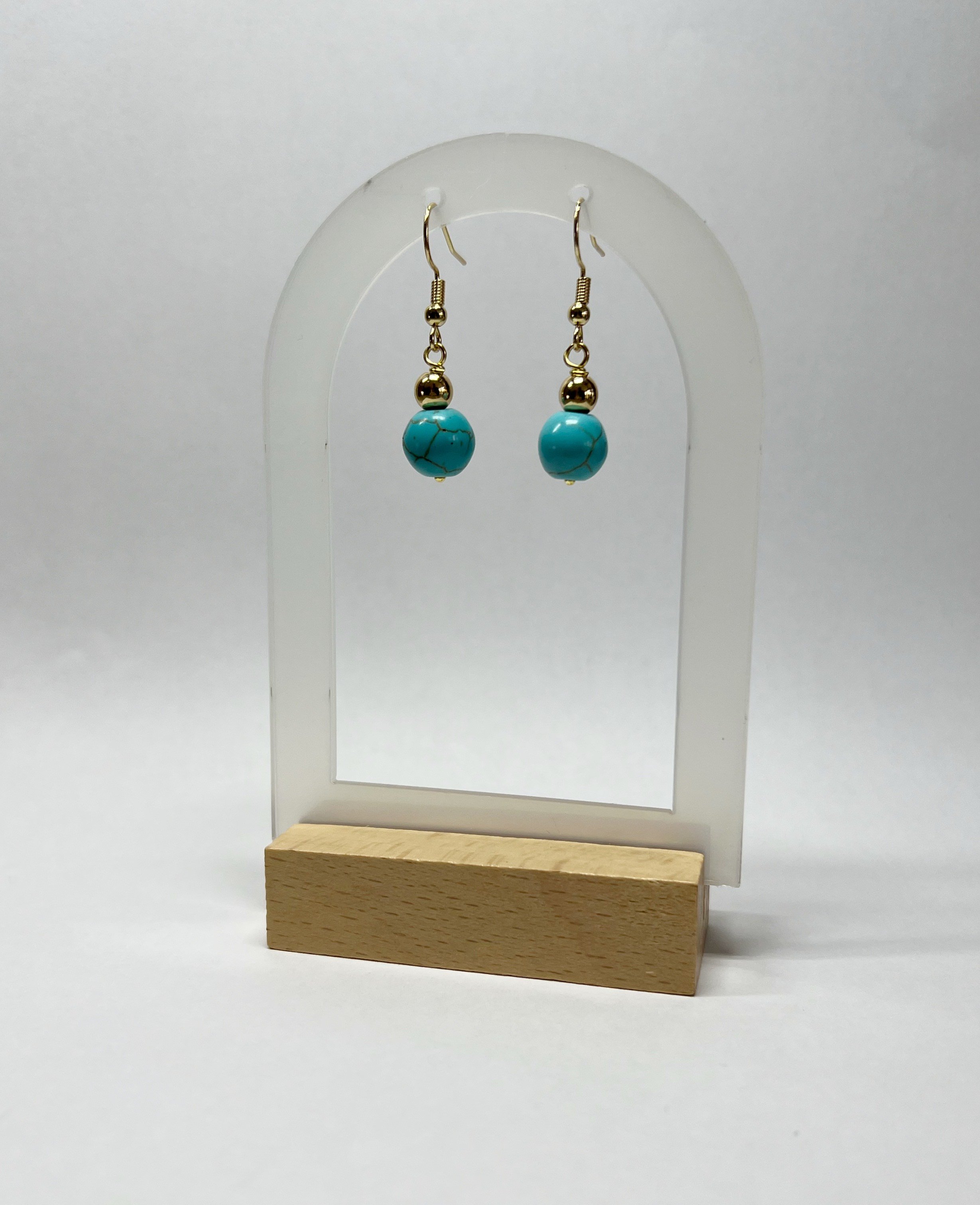 Boucles d'oreilles "Océane" - Turquénite