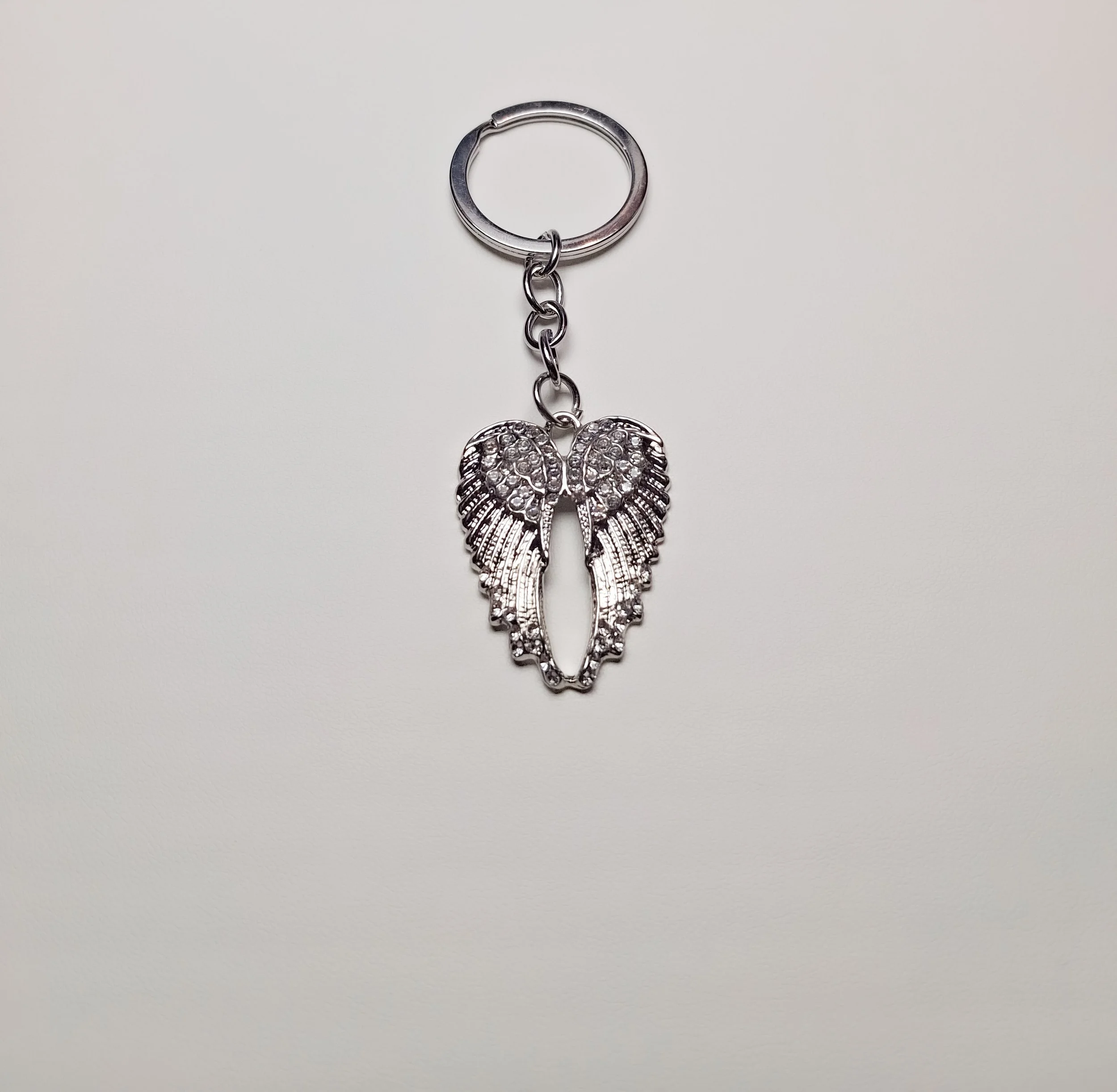 Porte-clés "Coeur Ailes d'ange"