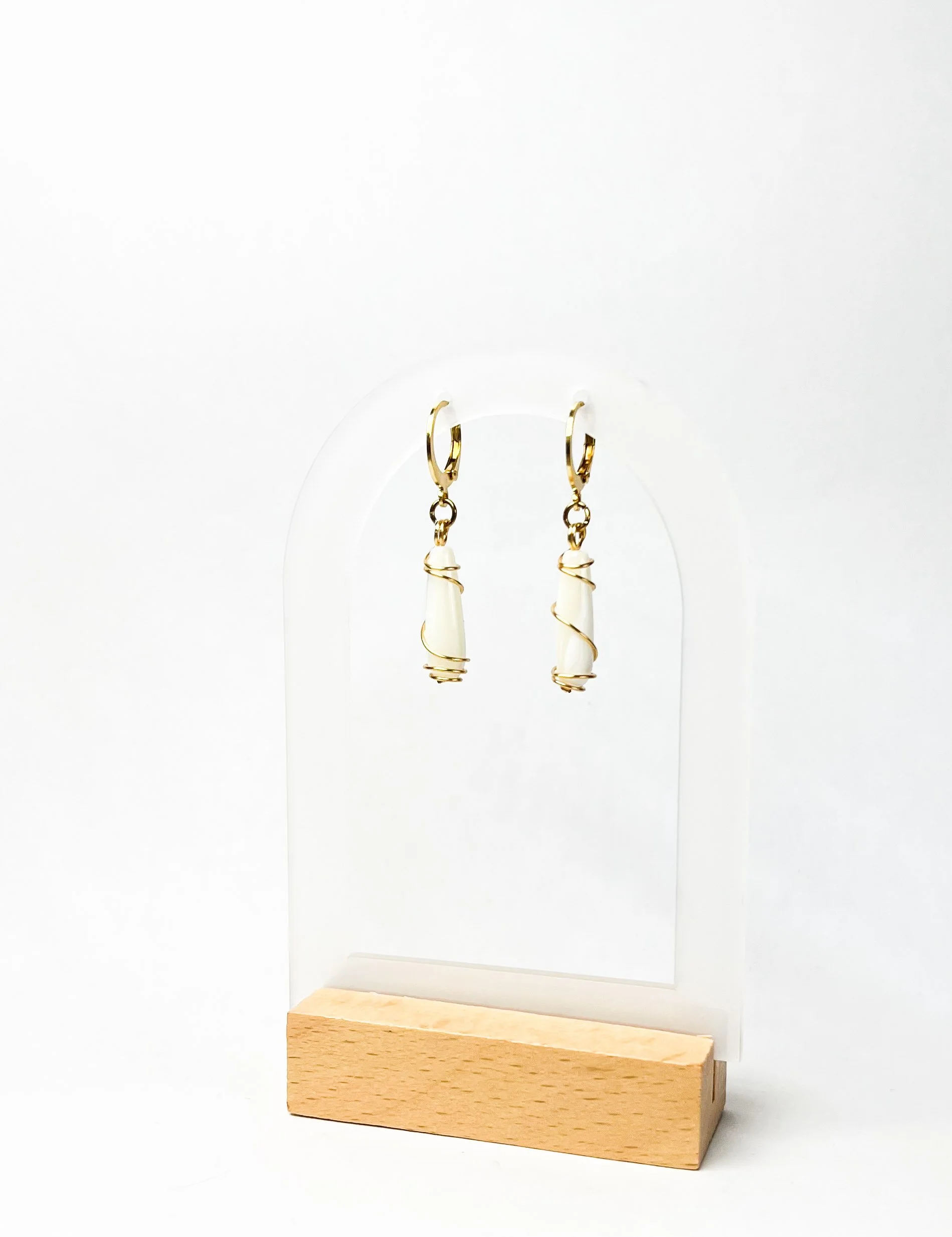 Boucles d'oreilles "Perlune"