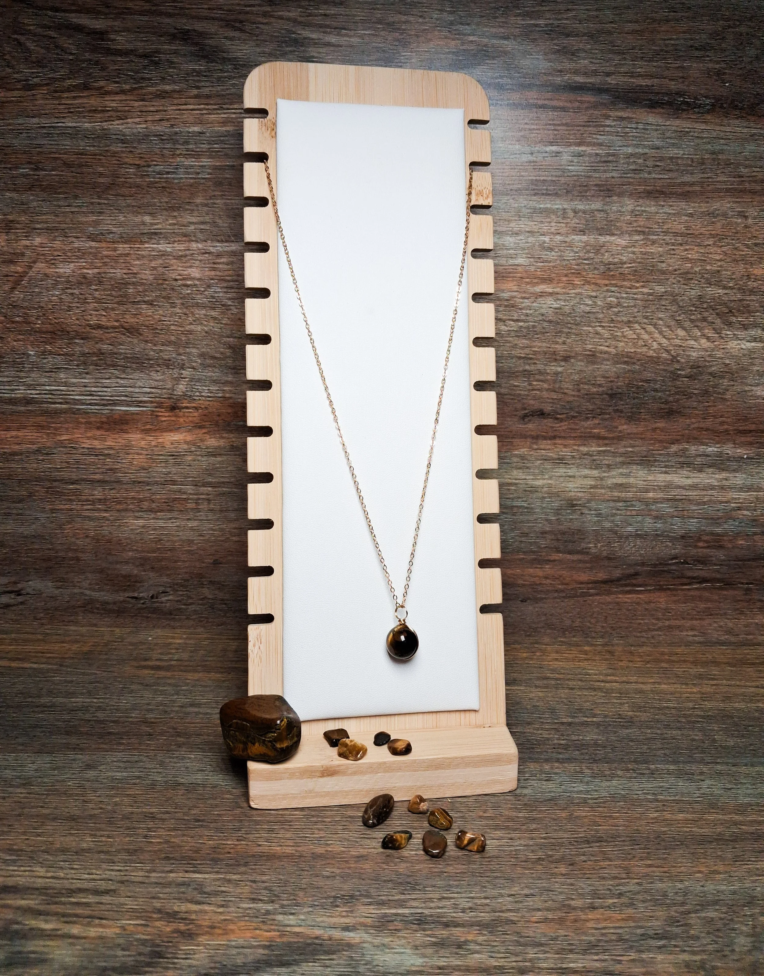 Collier "Odyssée" Oeil de tigre