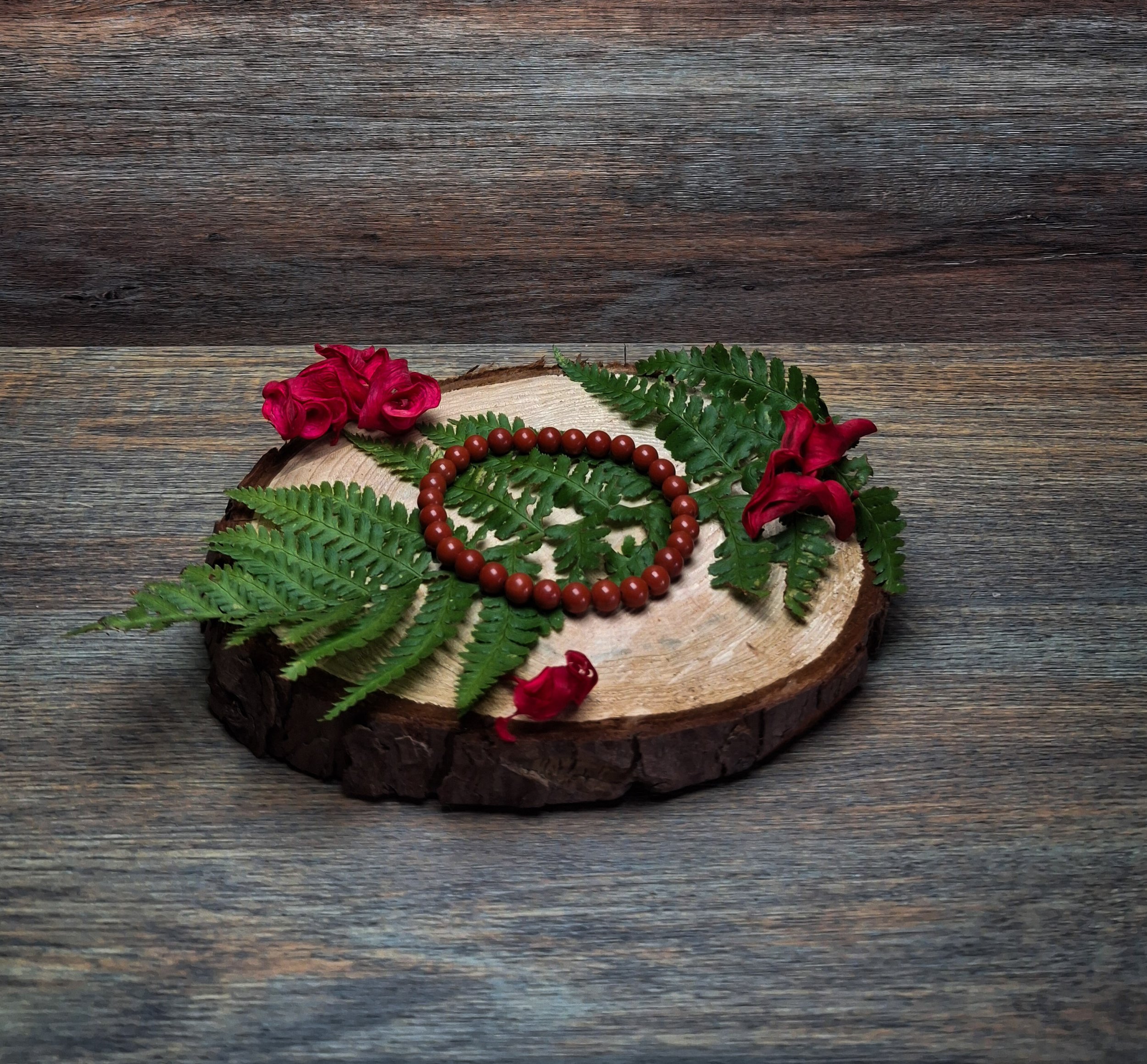 Bracelet Jaspe rouge