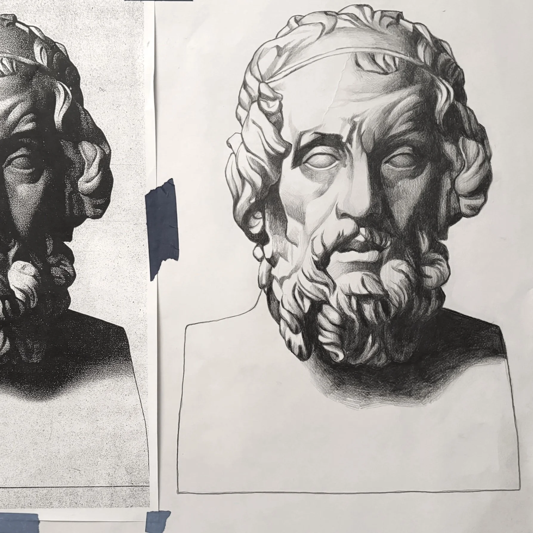 Graphite Bust Practice