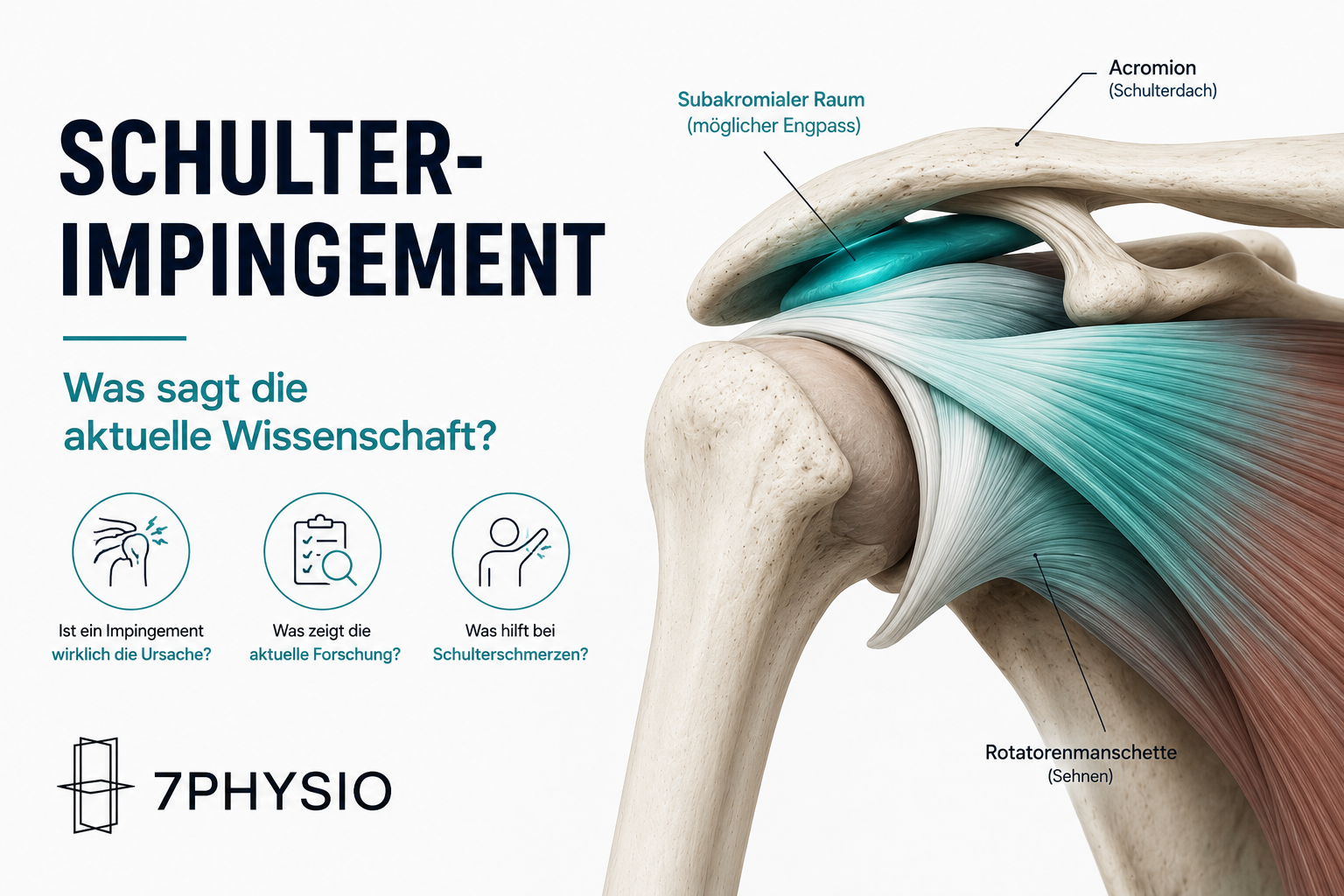 Schulterschmerzen und der Zusammenhang zwischen „Impingement“, Engpasssyndrom und Schulterdach