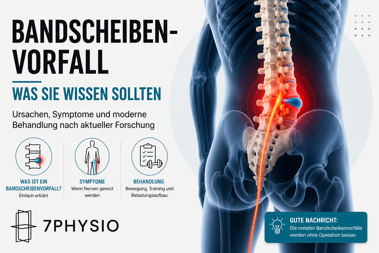 Bandscheibenvorfall – Warum du nicht sofort in Panik geraten musst