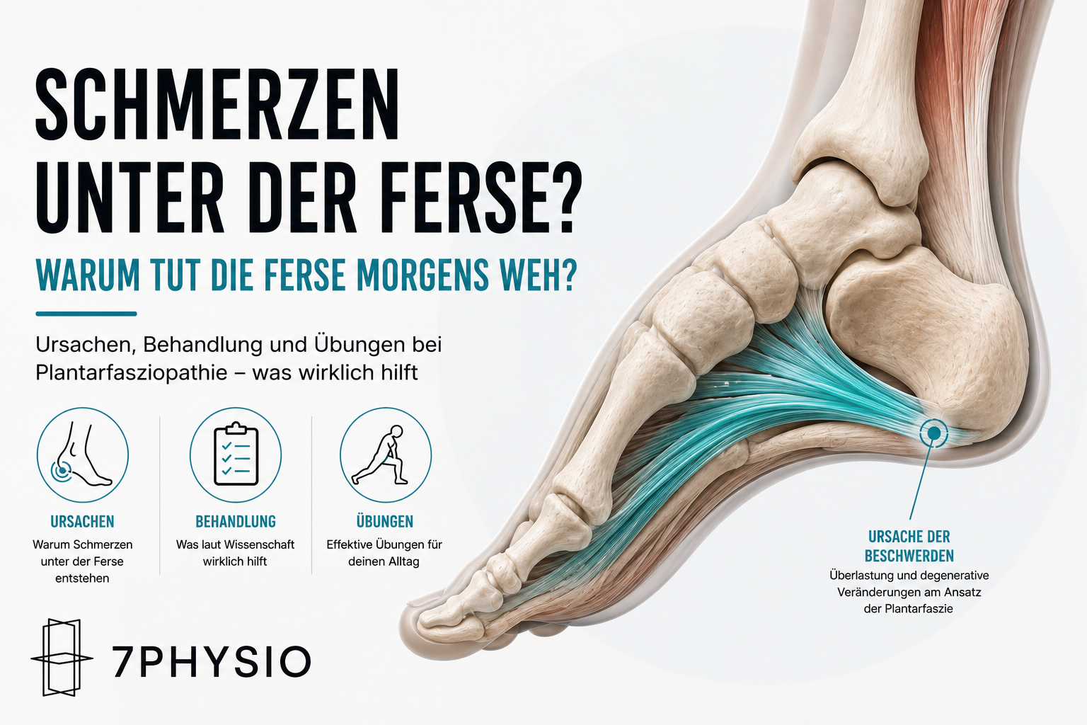 Warum habe ich morgens Schmerzen unter der Ferse? – Die häufigste Ursache und was wirklich hilft