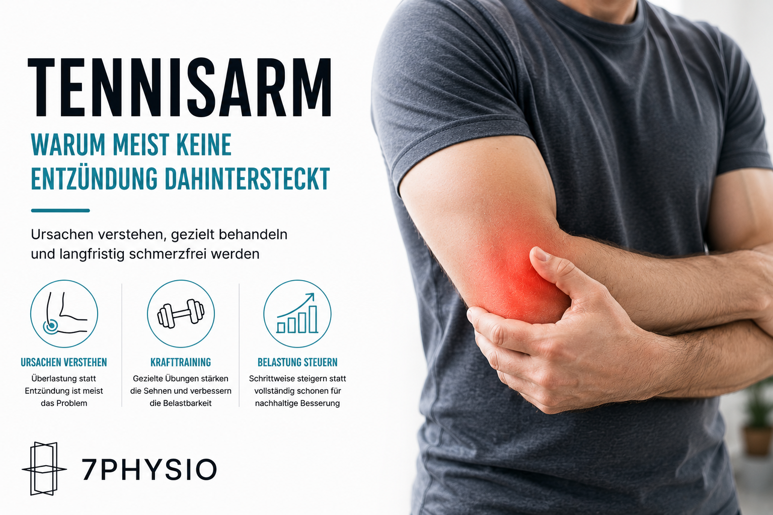 Tennisarm – Warum eine Entzündung meist gar nicht das eigentliche Problem ist
