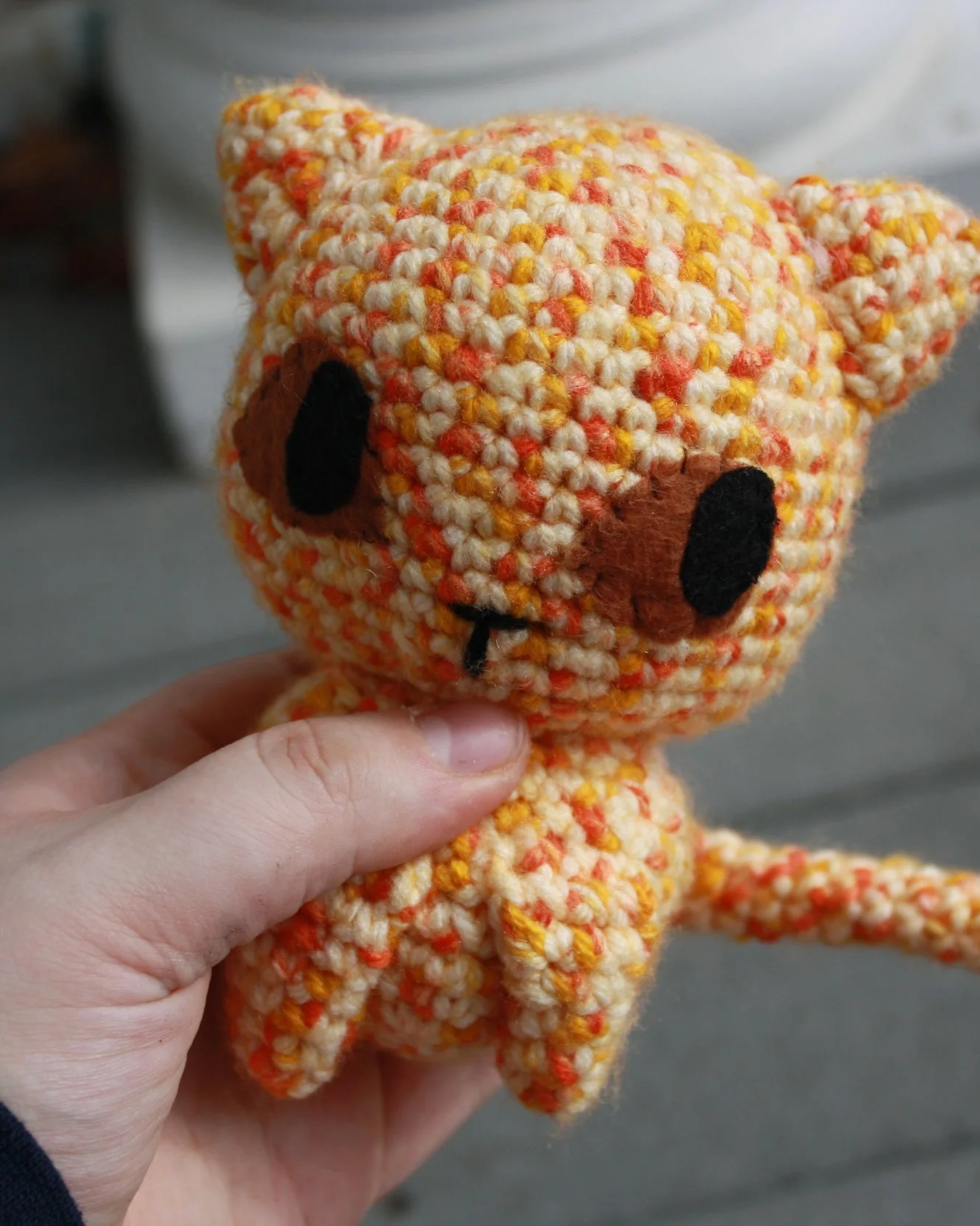 Orange Sitting Kitty