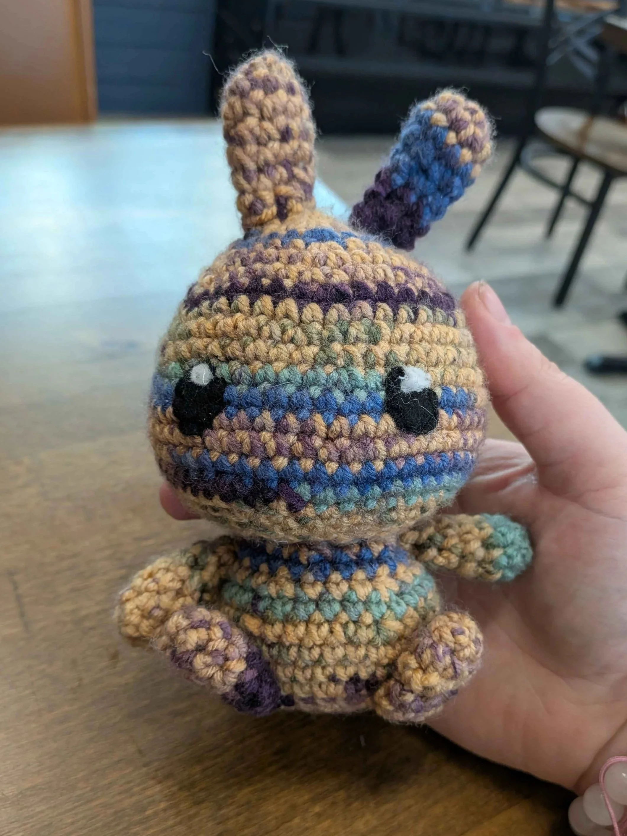 Brown-Striped Bunny Buddy