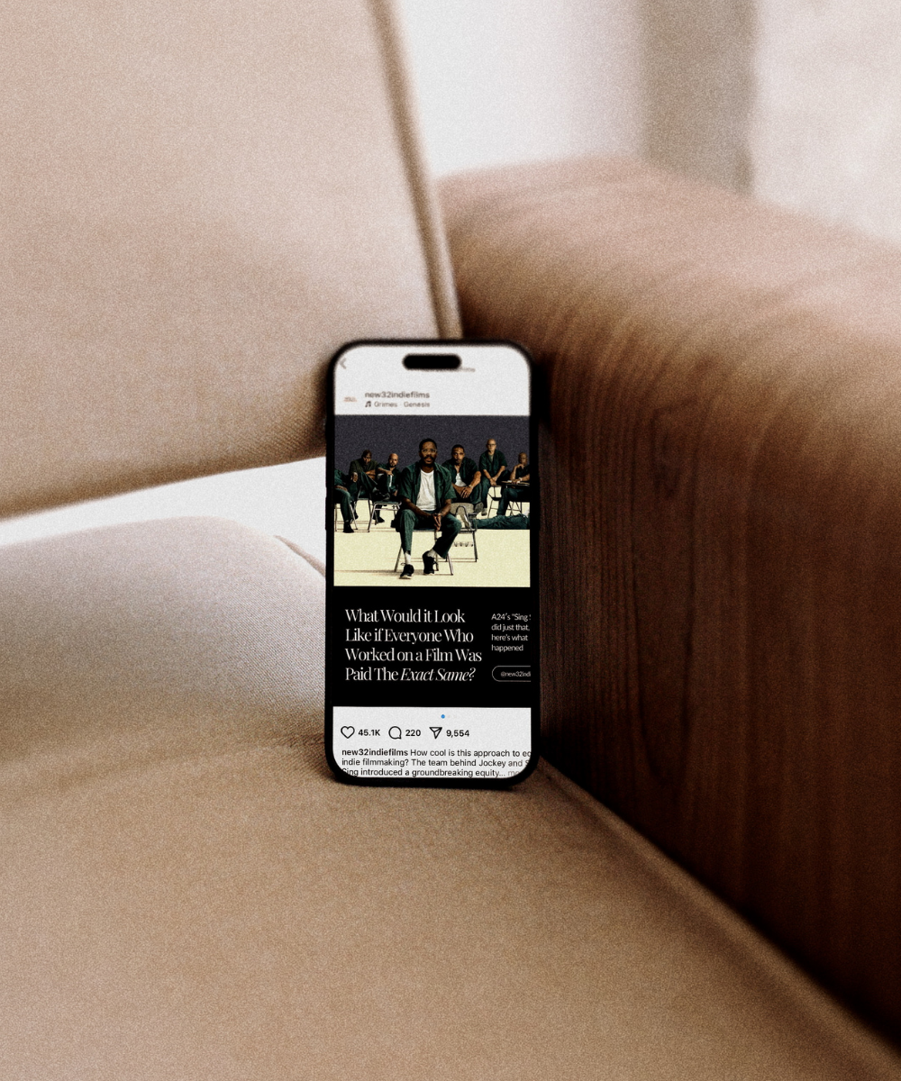 New 32 Productions social media marketing portfolio