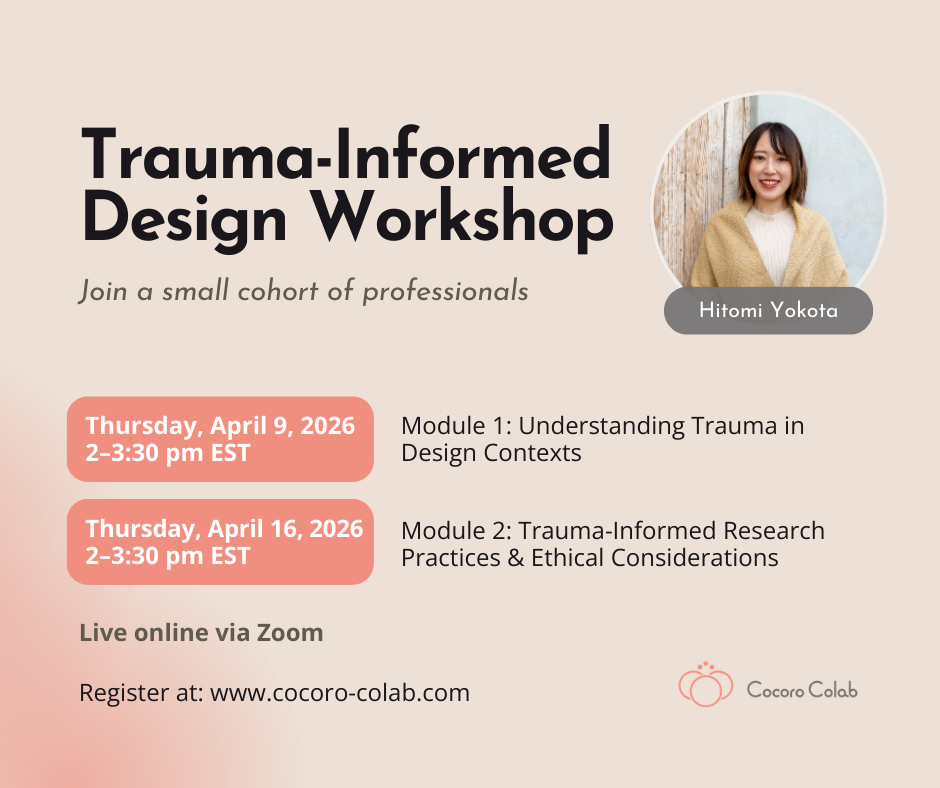 Trauma-informed Workshop flyer