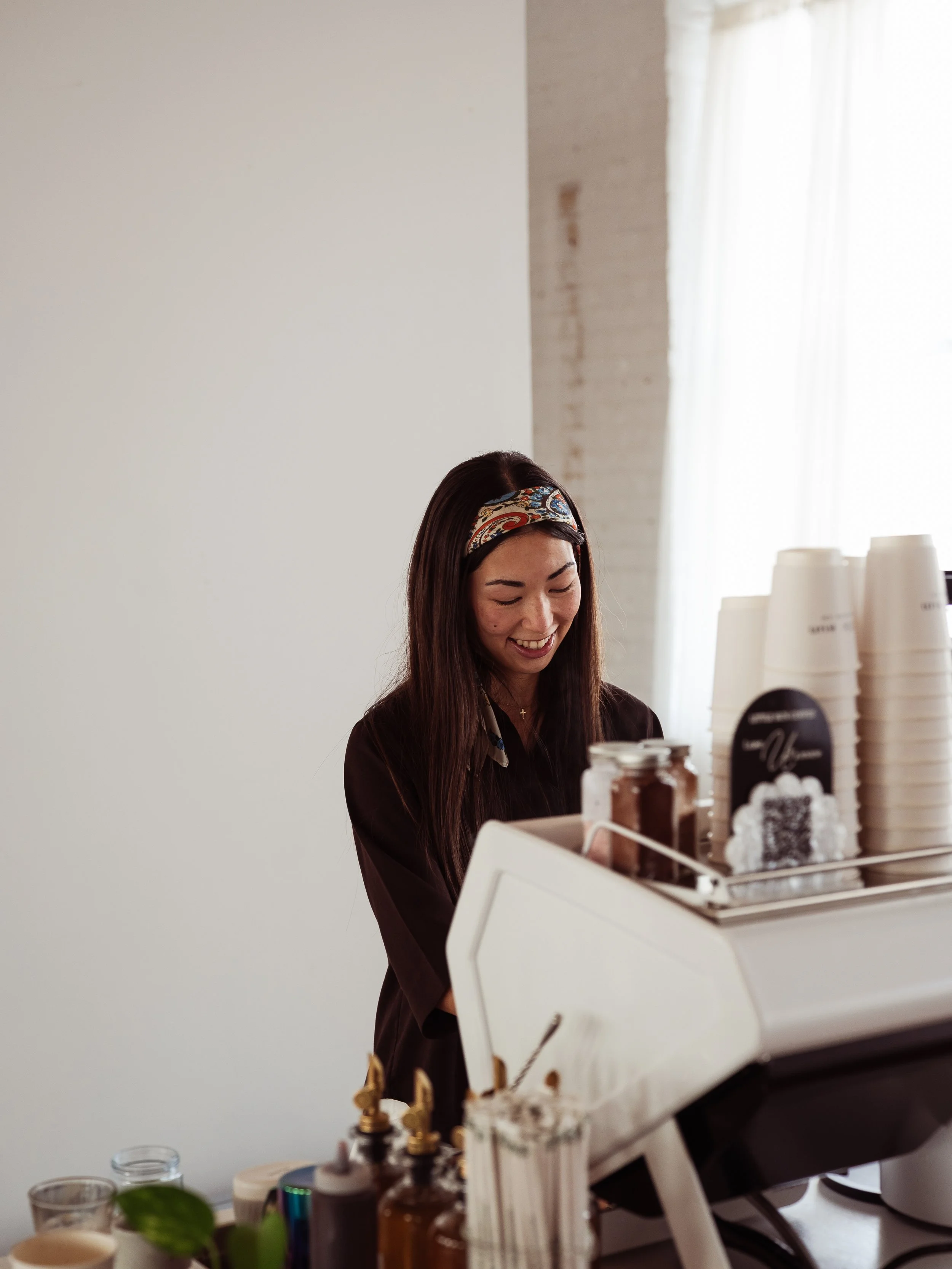 Specialty coffee cart offering handcrafted drinks and hospitality in Greater Philadelphia