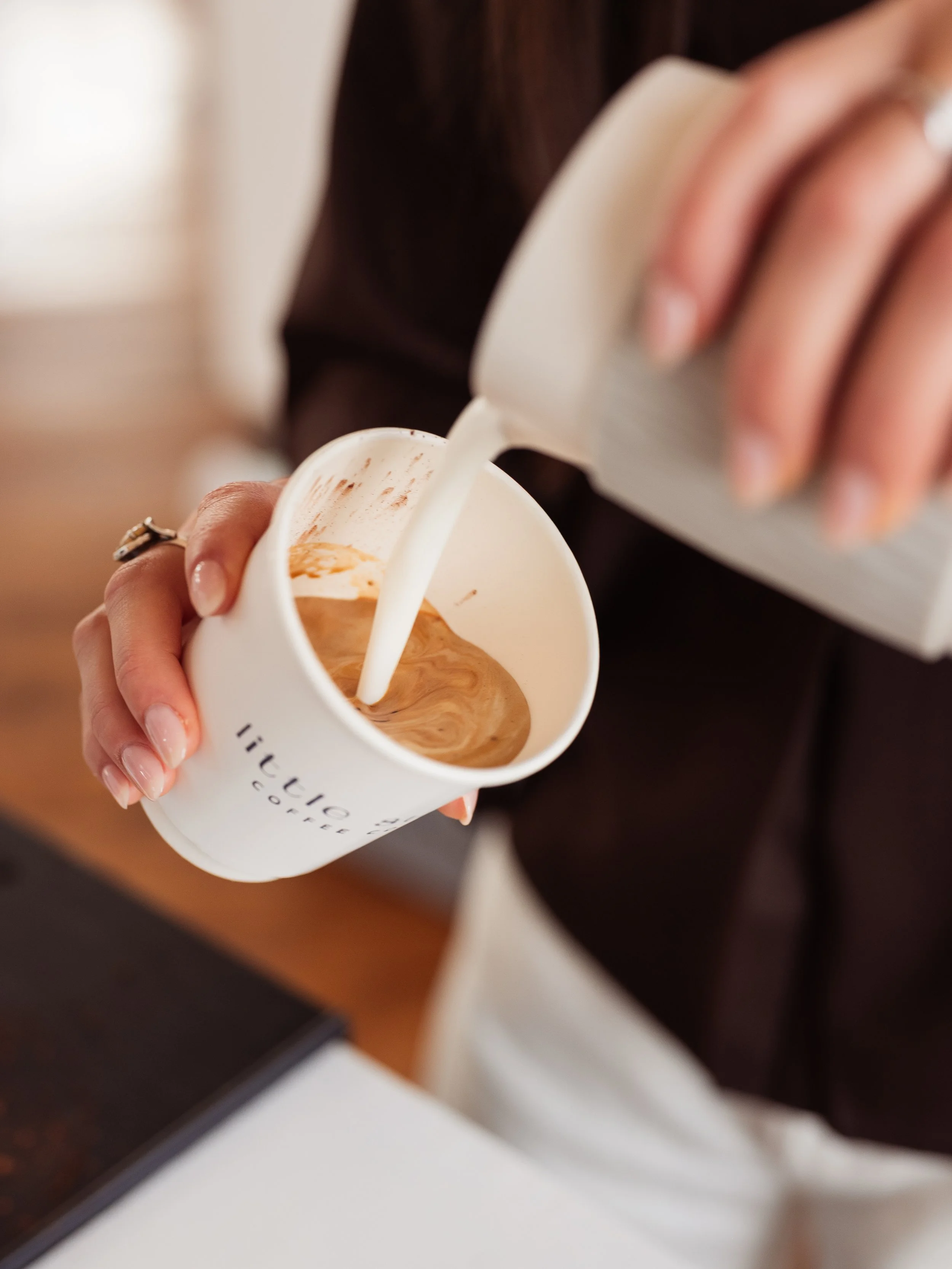 Philadelphia coffee catering service with on-site espresso drinks and mobile coffee cart