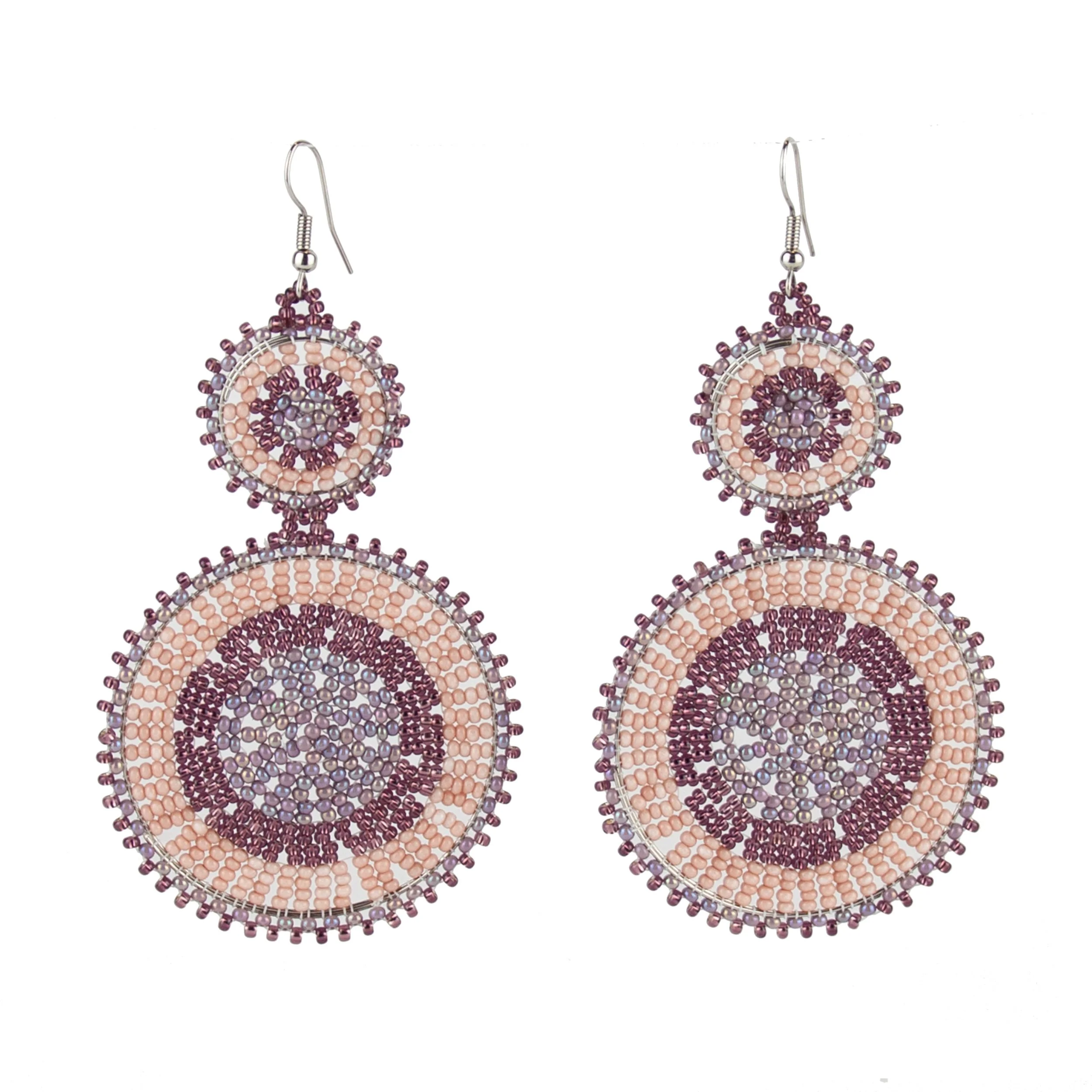 Double Disc Earrings 