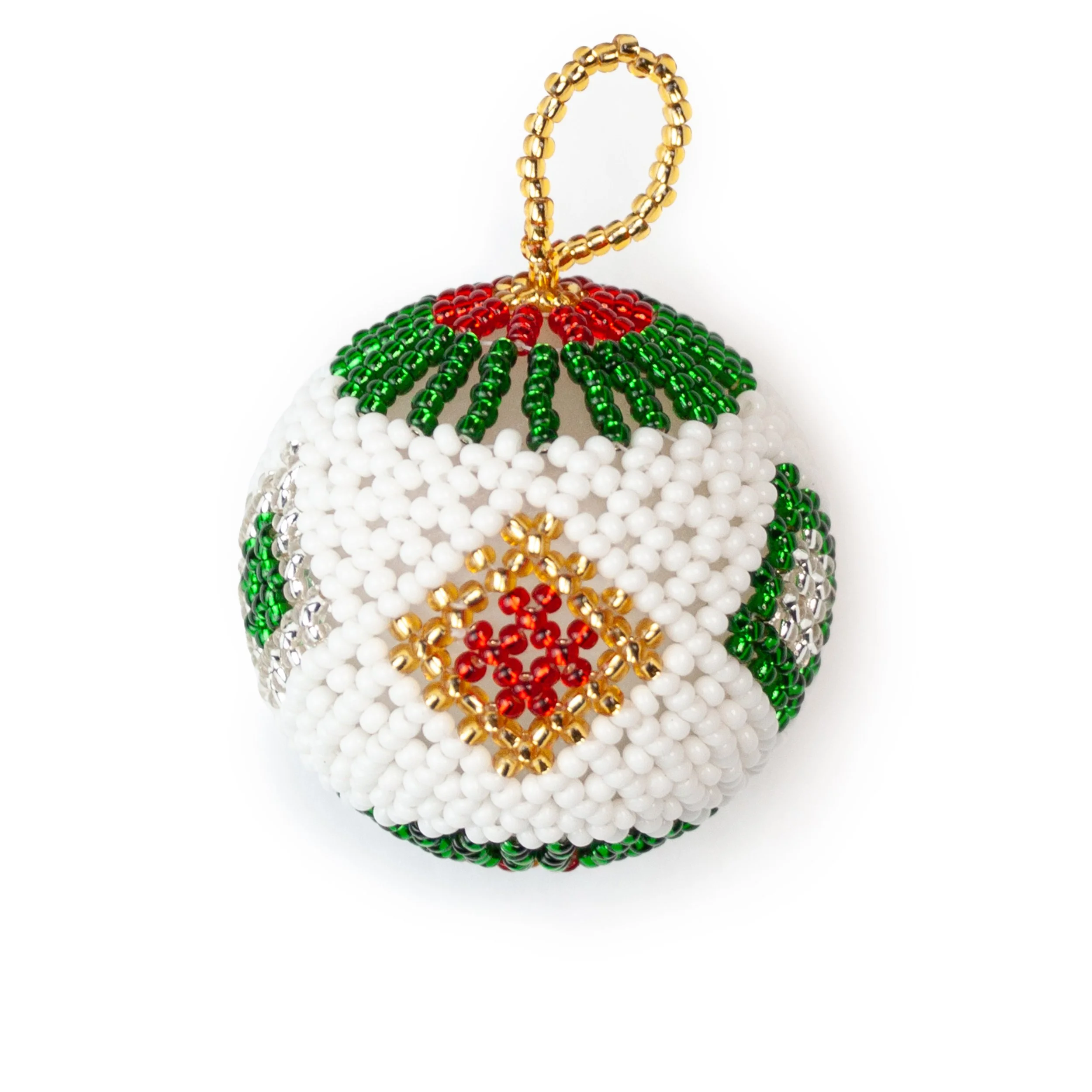 Beaded Ball Ornament 