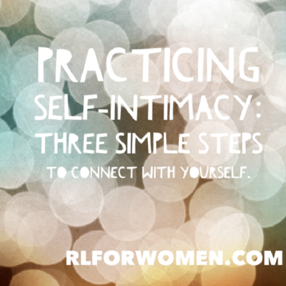Connecting with Yourself - A Simple Exercise for you to try