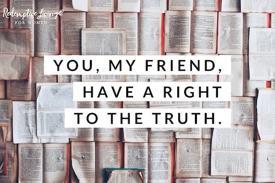 The Truth, The Whole Truth and Nothing But The Truth - Part 1