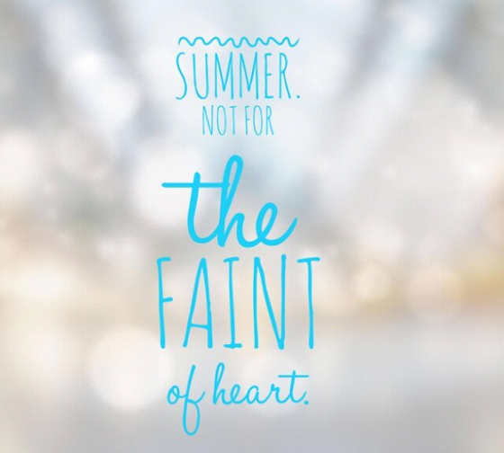 On what's helping me survive (oh summer, you've been a bad friend) - Part 1