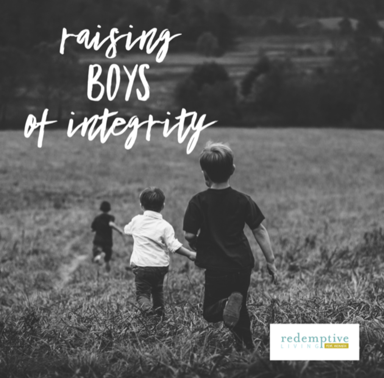 Raising Boys of Integrity - but first, my mistakes...
