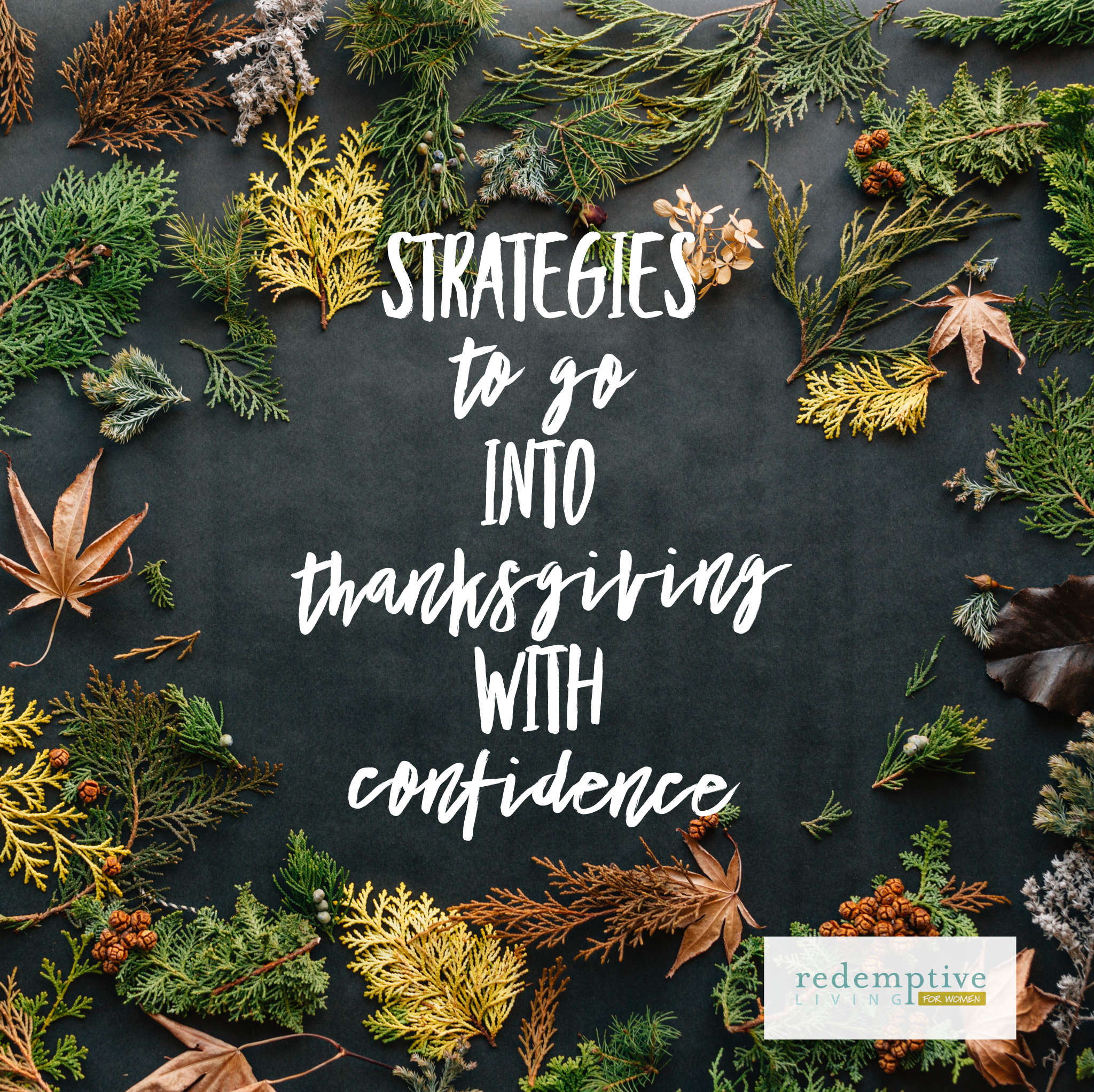 Strategies to go into Thanksgiving with Confidence