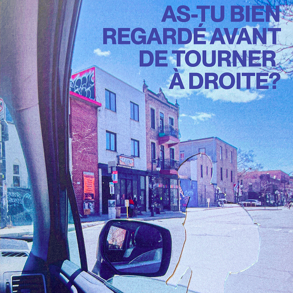 Tu n'es pas seul.e sur la route // Campagne de sensibilsation