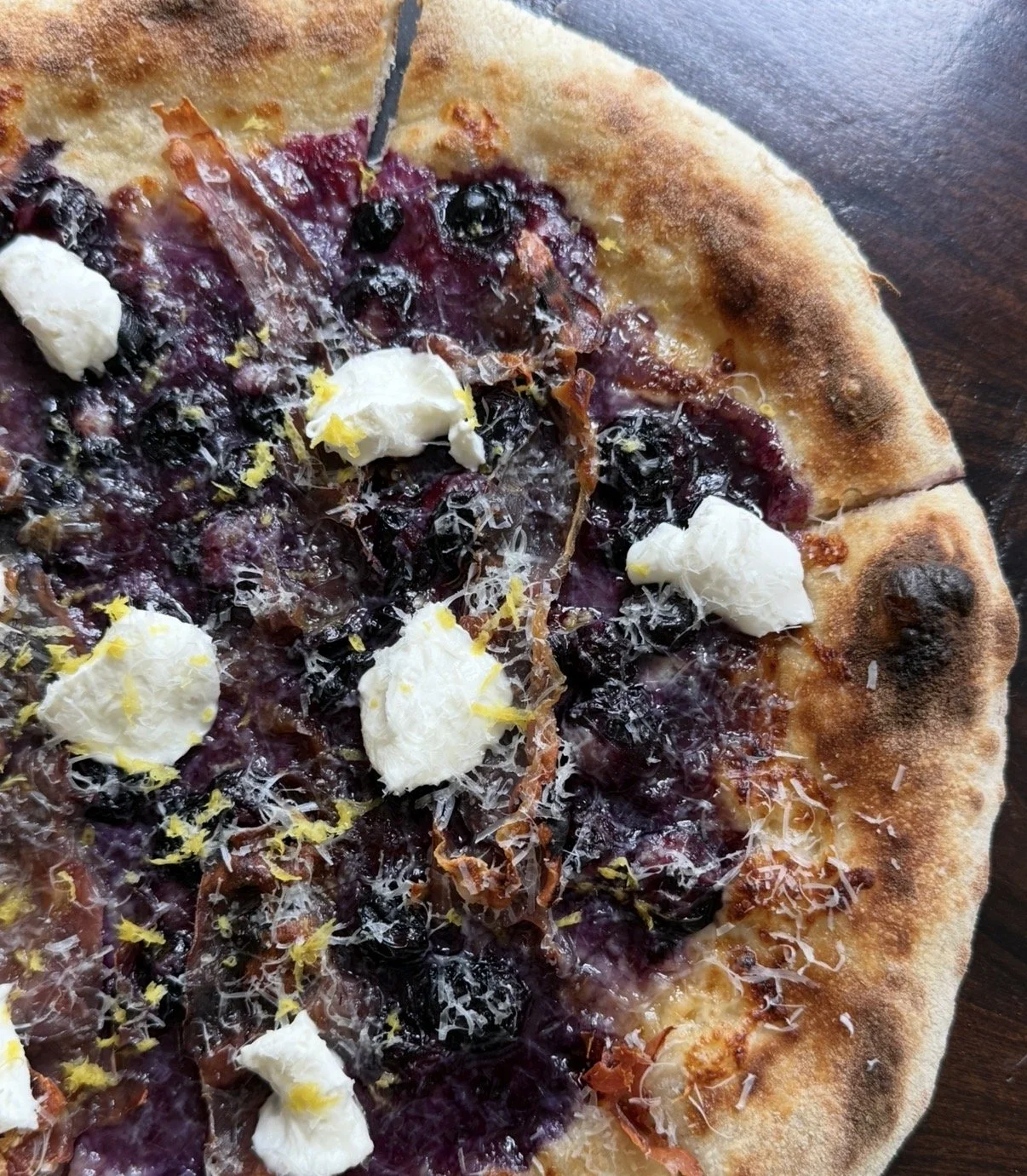 Blueberry &amp; Prosciutto  Pizza
