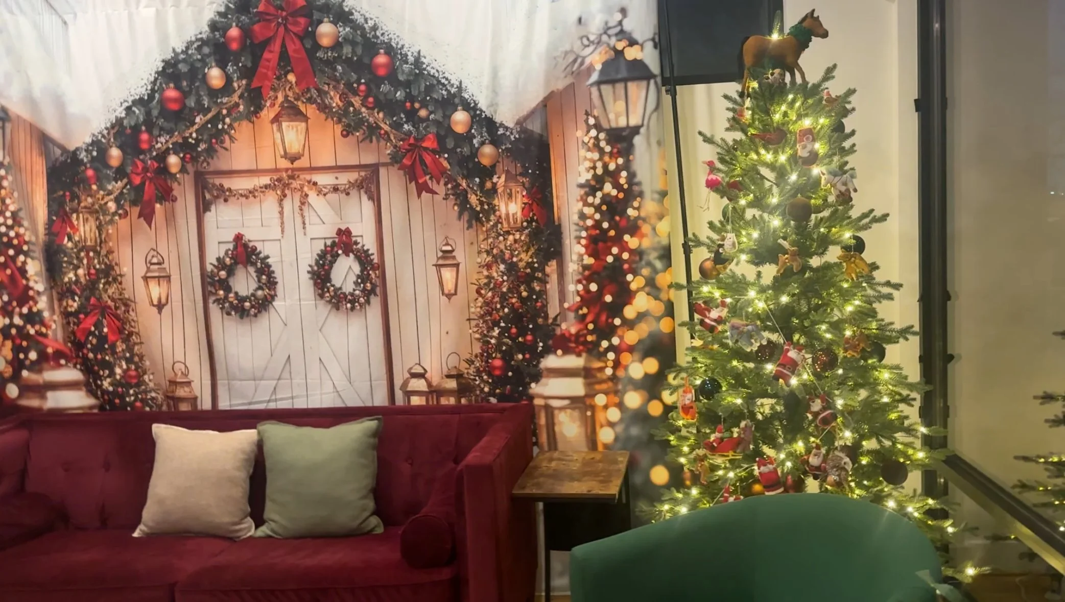 All decked out for the holidays