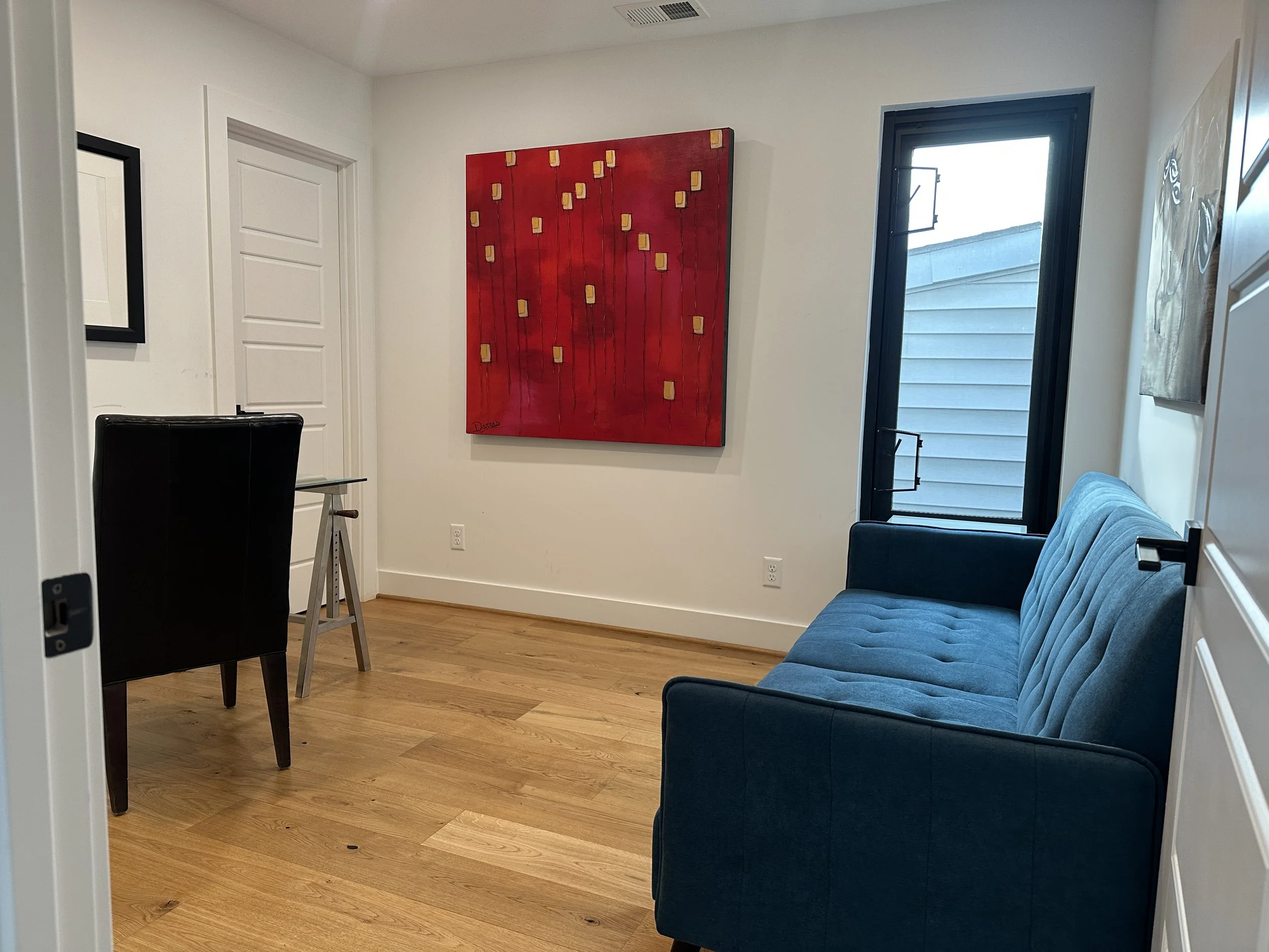 Office 2 (South) door on left leads to a closet