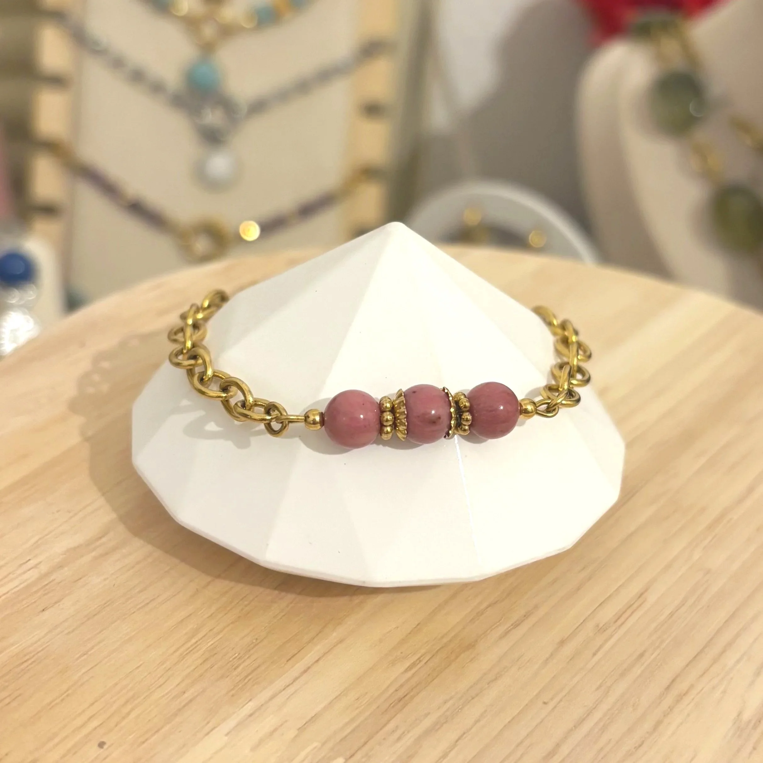 Bracelet - Rhodonite