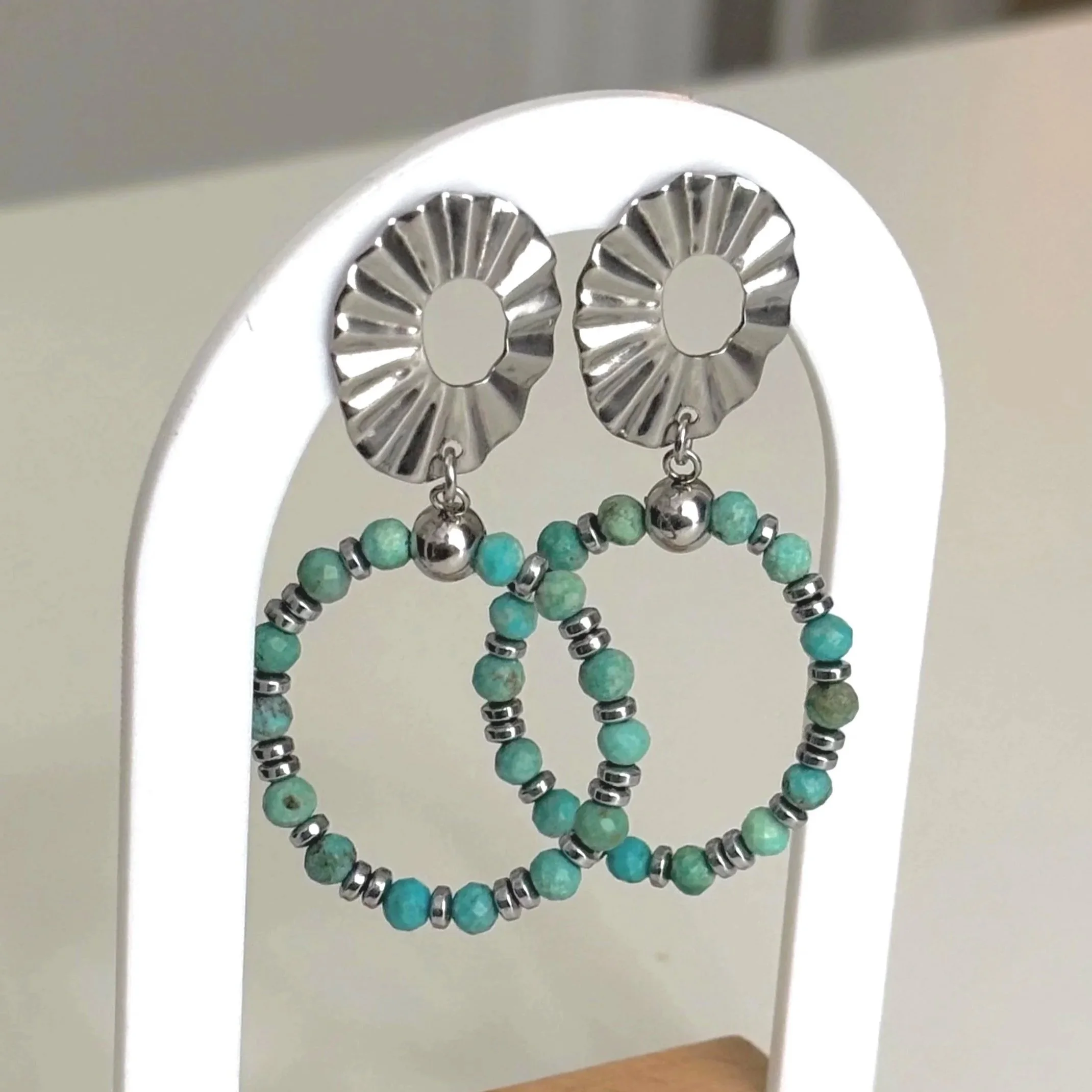 Boucles d'oreilles - Turquoise