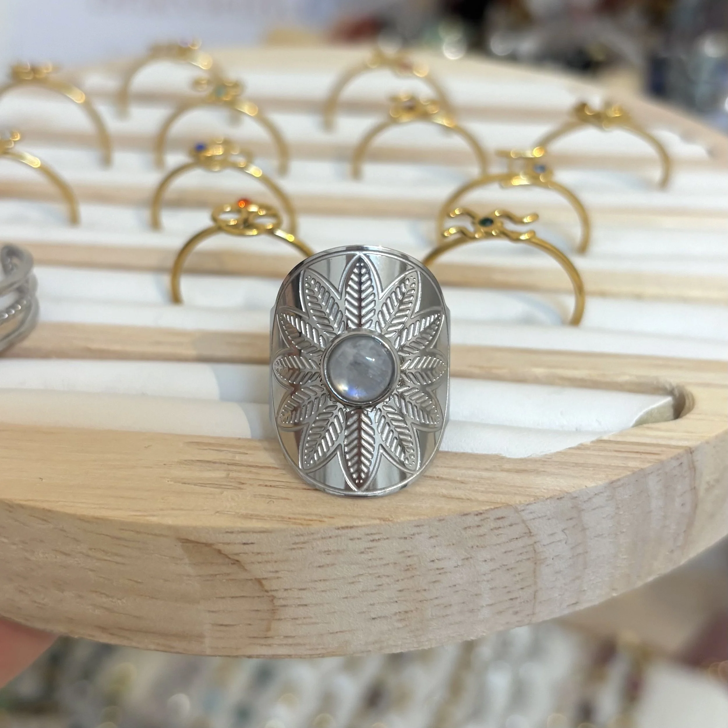 Bague - Pierre de lune